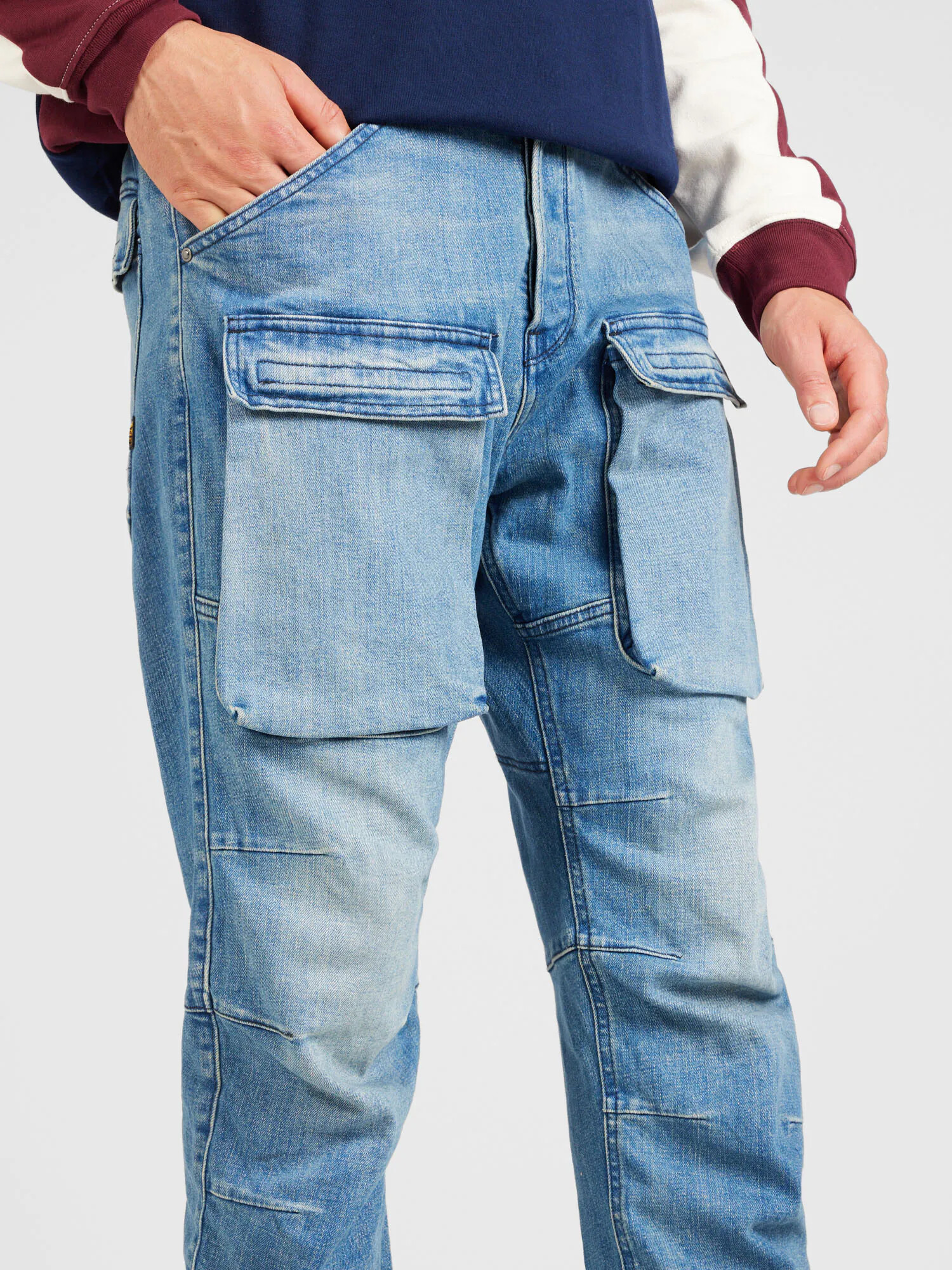 G-Star RAW Pantaloni eleganți albastru denim - Pled.ro