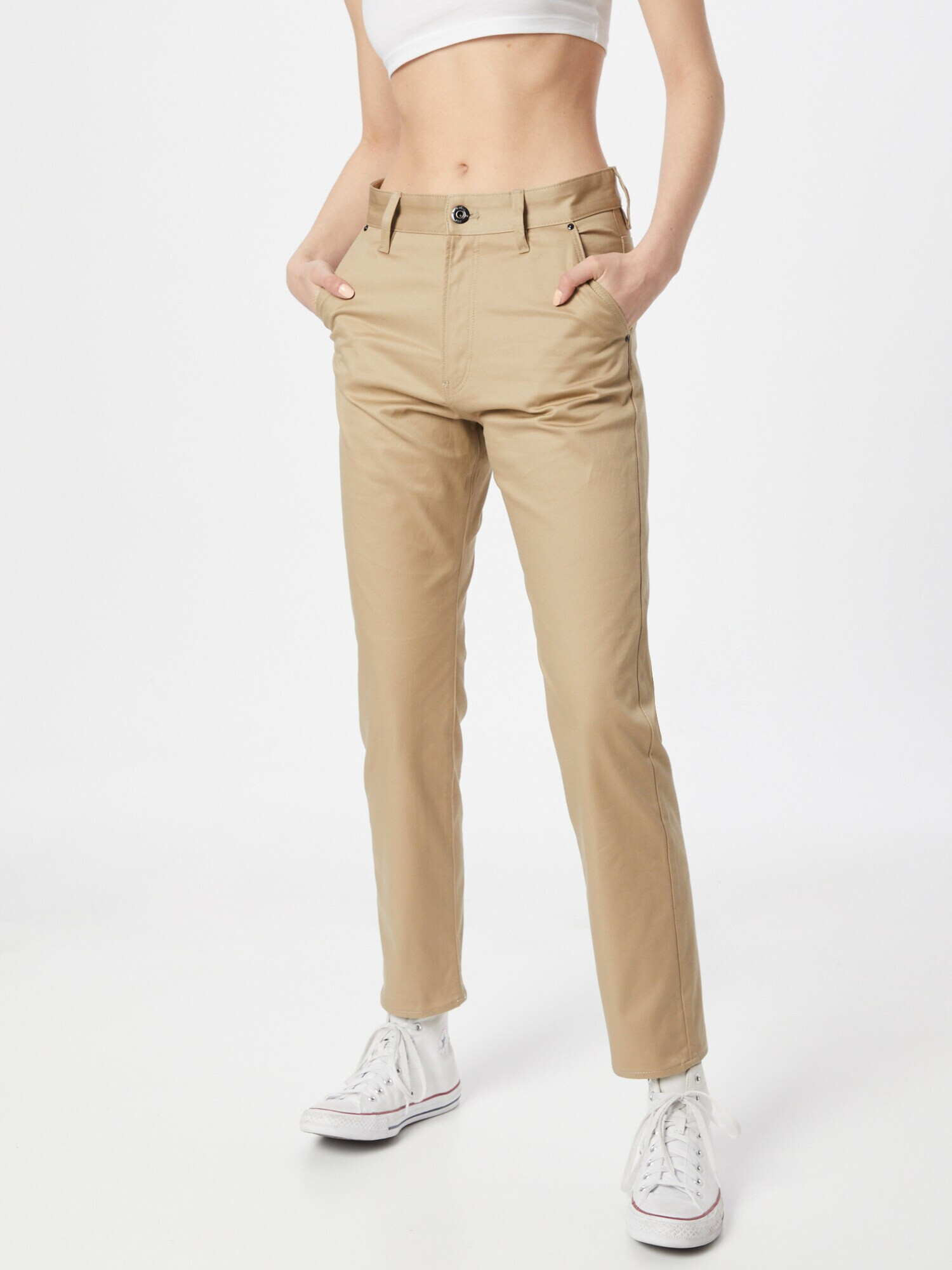 G-Star RAW Pantaloni eleganți bej - Pled.ro