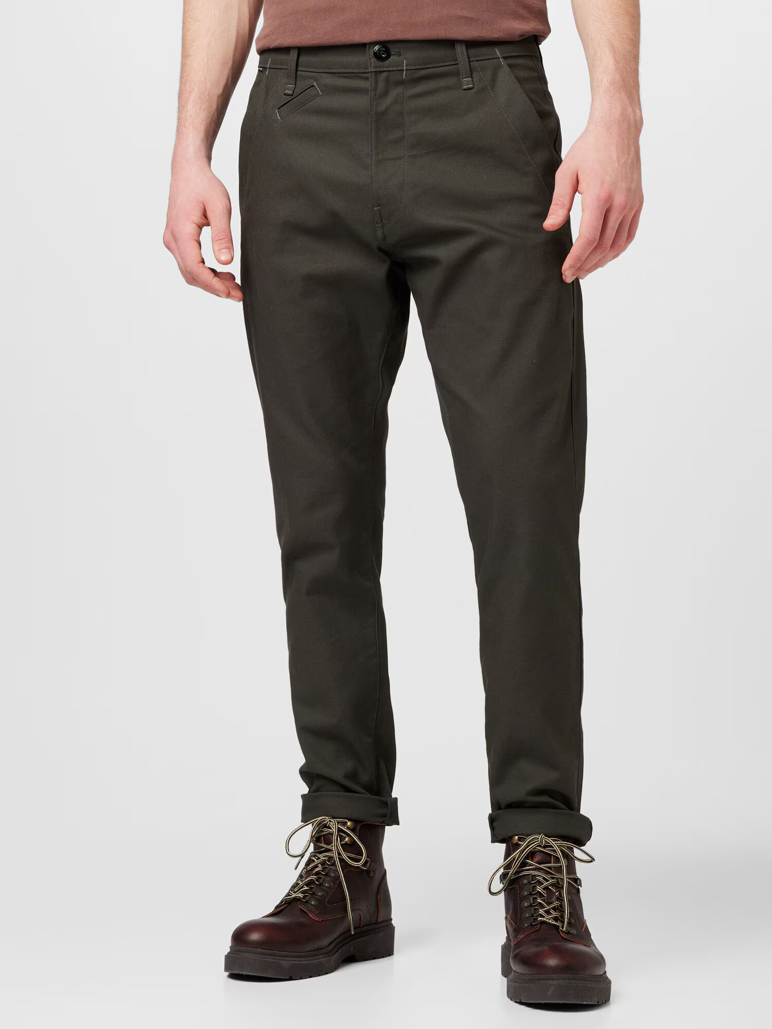 G-Star RAW Pantaloni eleganți 'Bronson 2.0' gri - Pled.ro