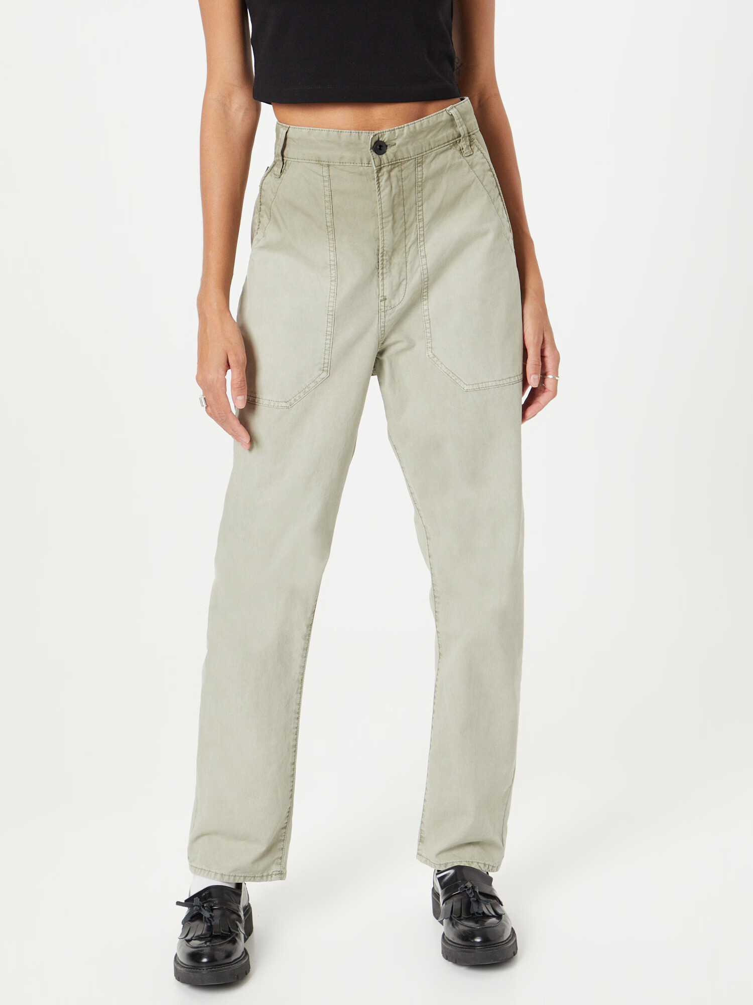 G-Star RAW Pantaloni verde pastel - Pled.ro