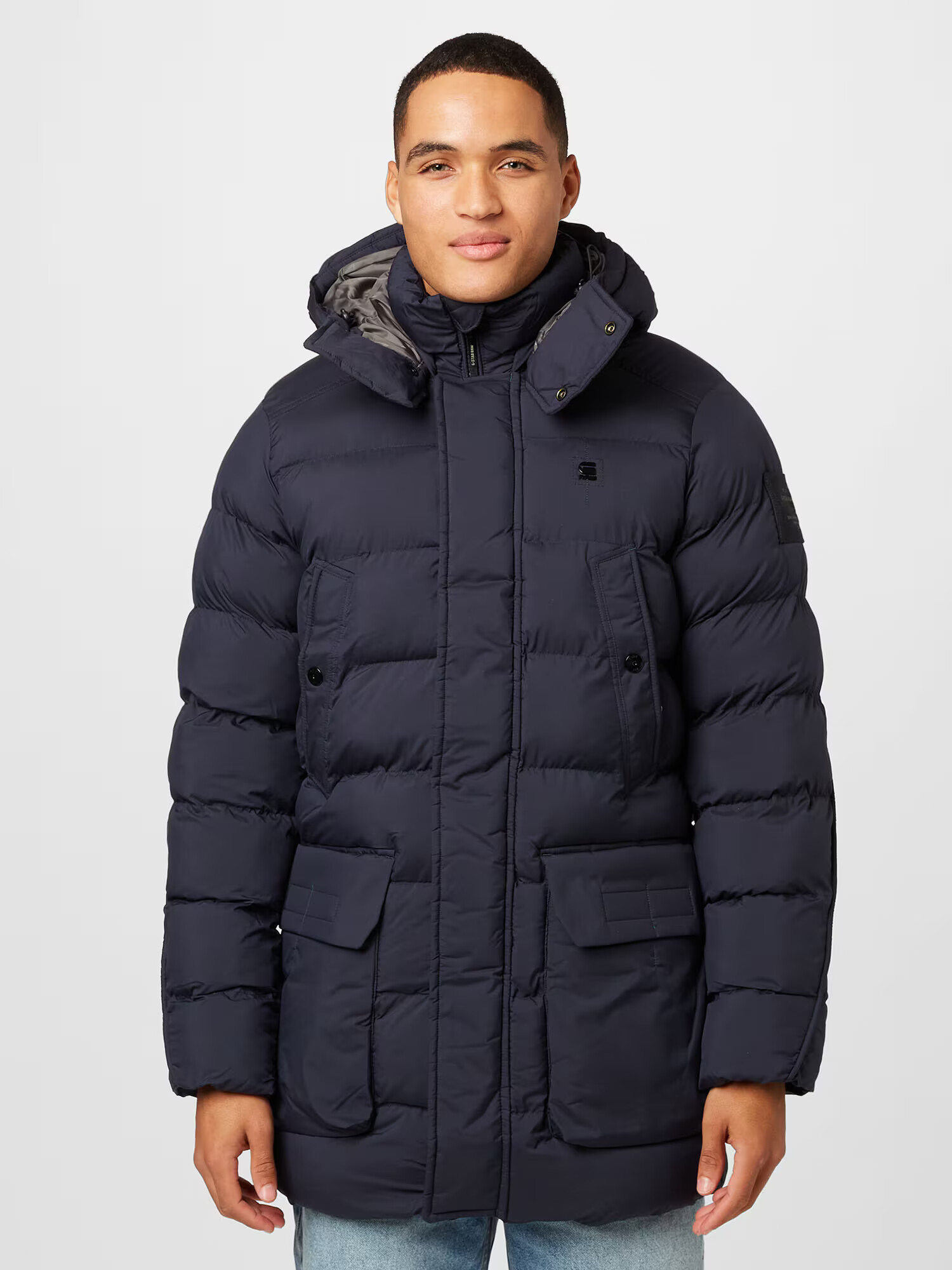 G-Star RAW Parka de iarnă albastru noapte - Pled.ro