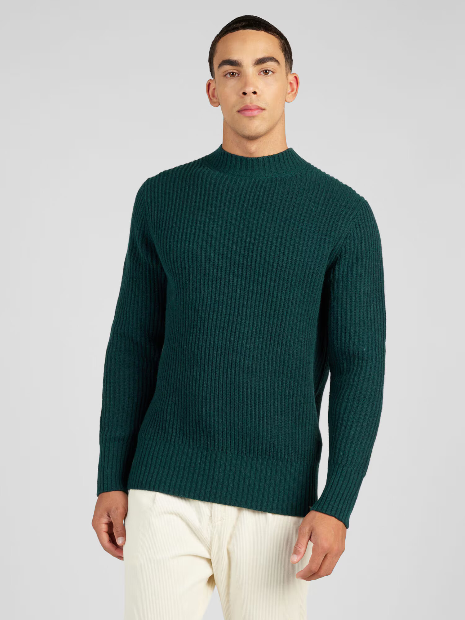 G-Star RAW Pulover 'Essential' verde smarald - Pled.ro