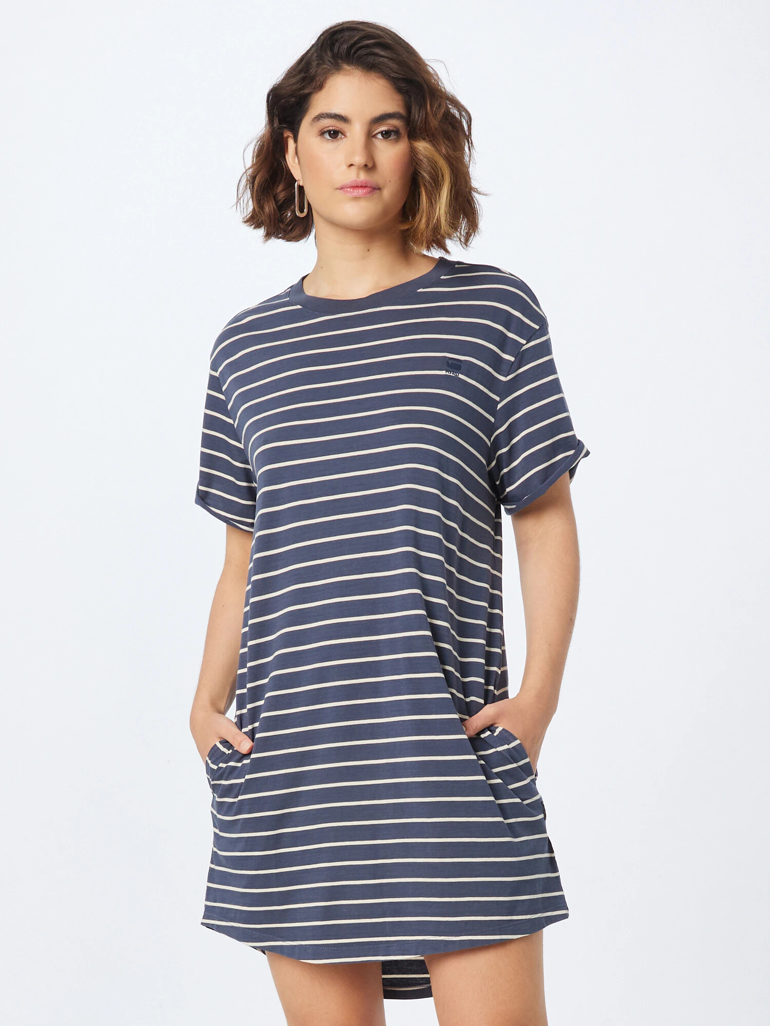 G-Star RAW Rochie albastru marin / alb - Pled.ro