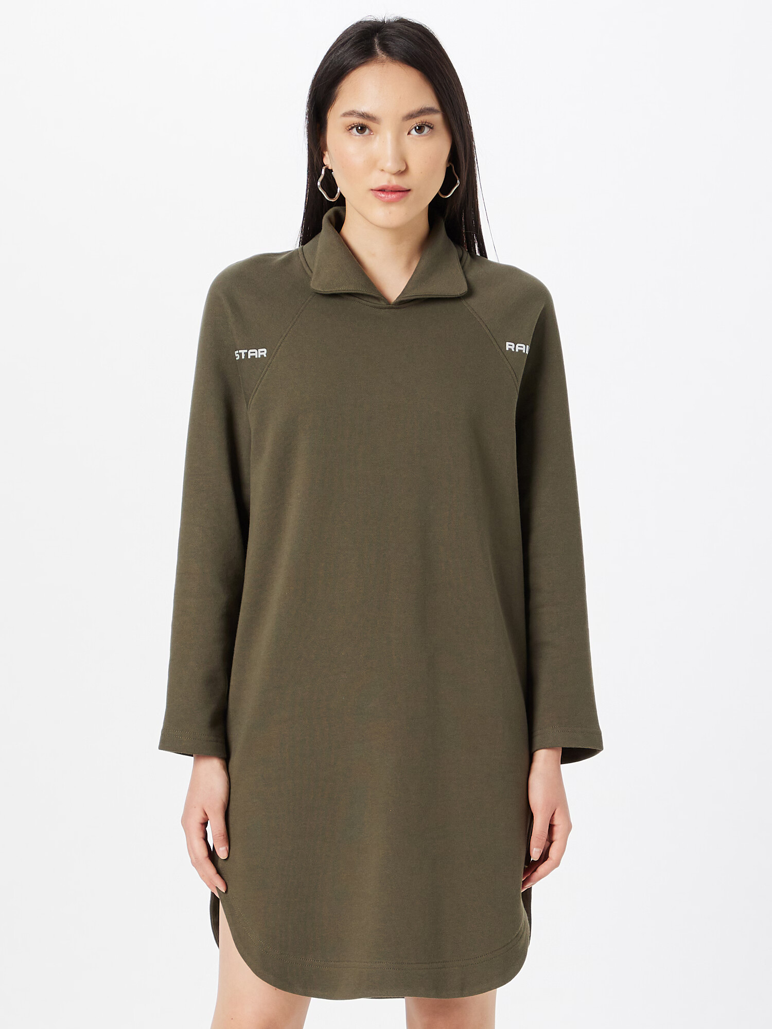 G-Star RAW Rochie oliv / alb - Pled.ro