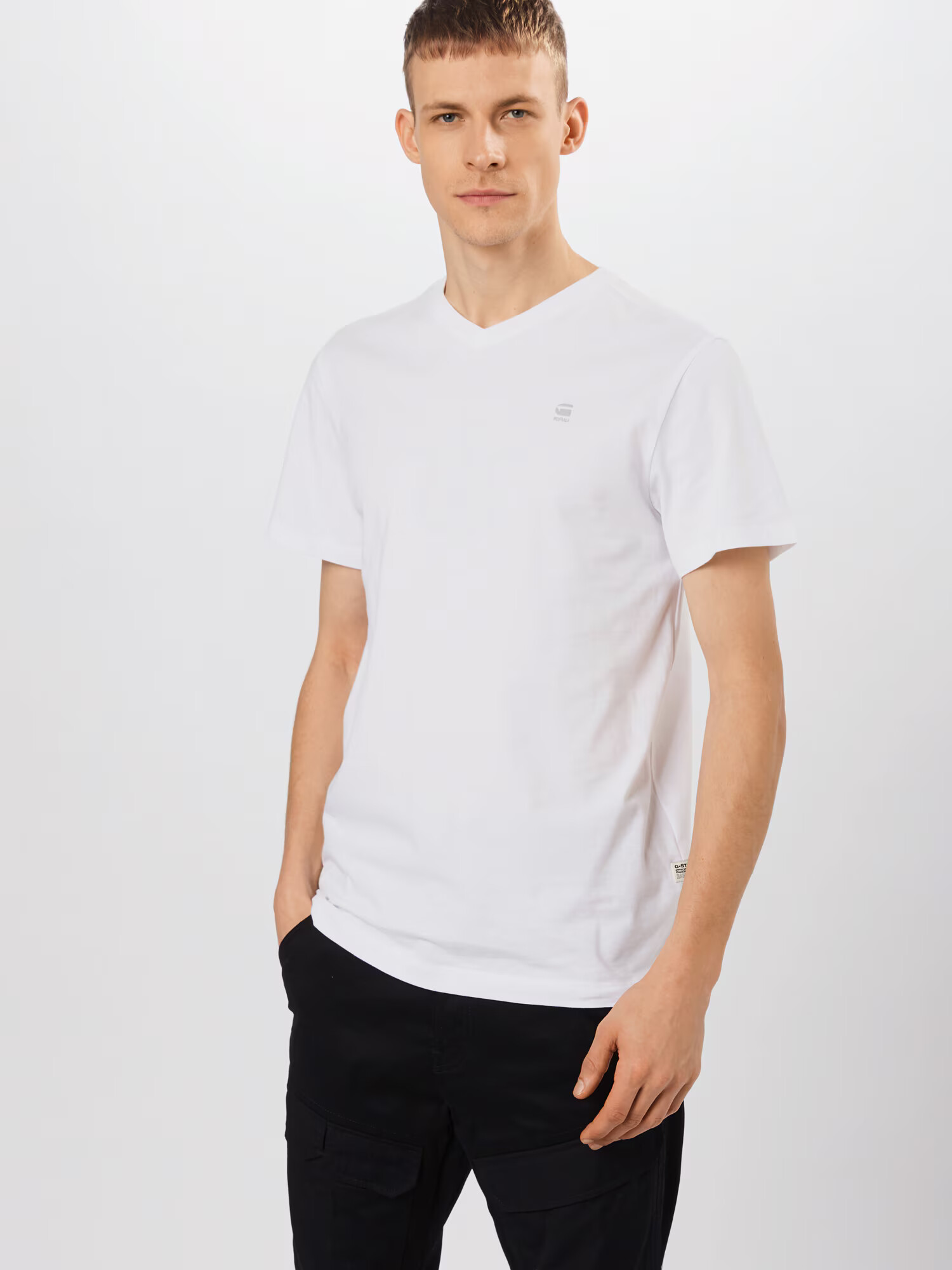 G-Star RAW Tricou alb - Pled.ro