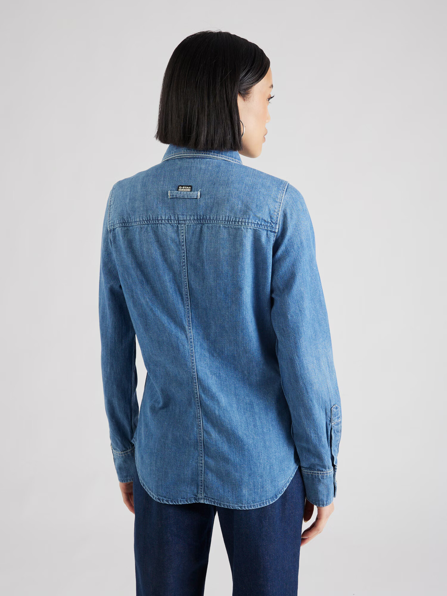 G-Star RAW Bluză albastru denim - Pled.ro