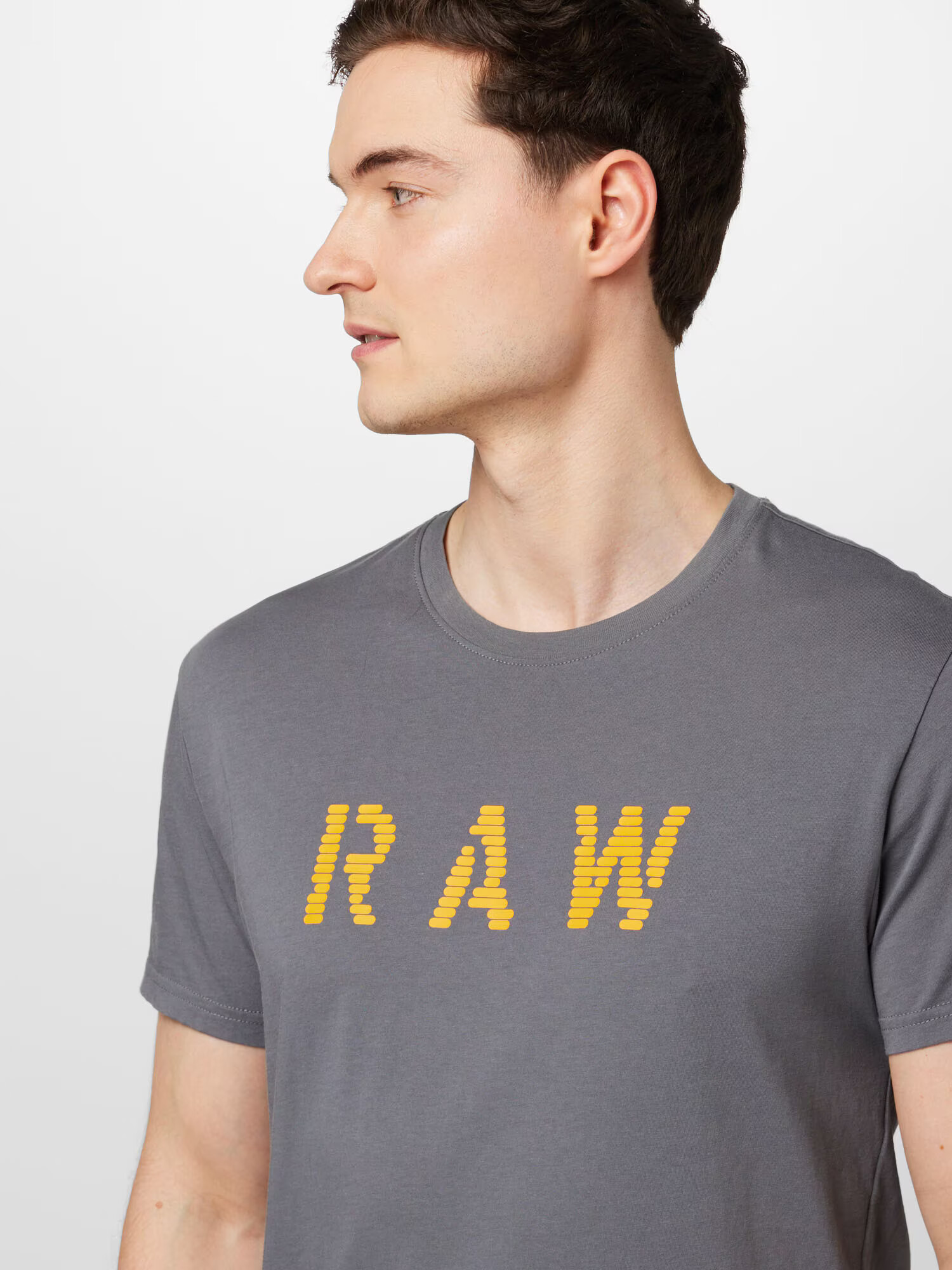 G-Star RAW Tricou albastru / gri / portocaliu - Pled.ro