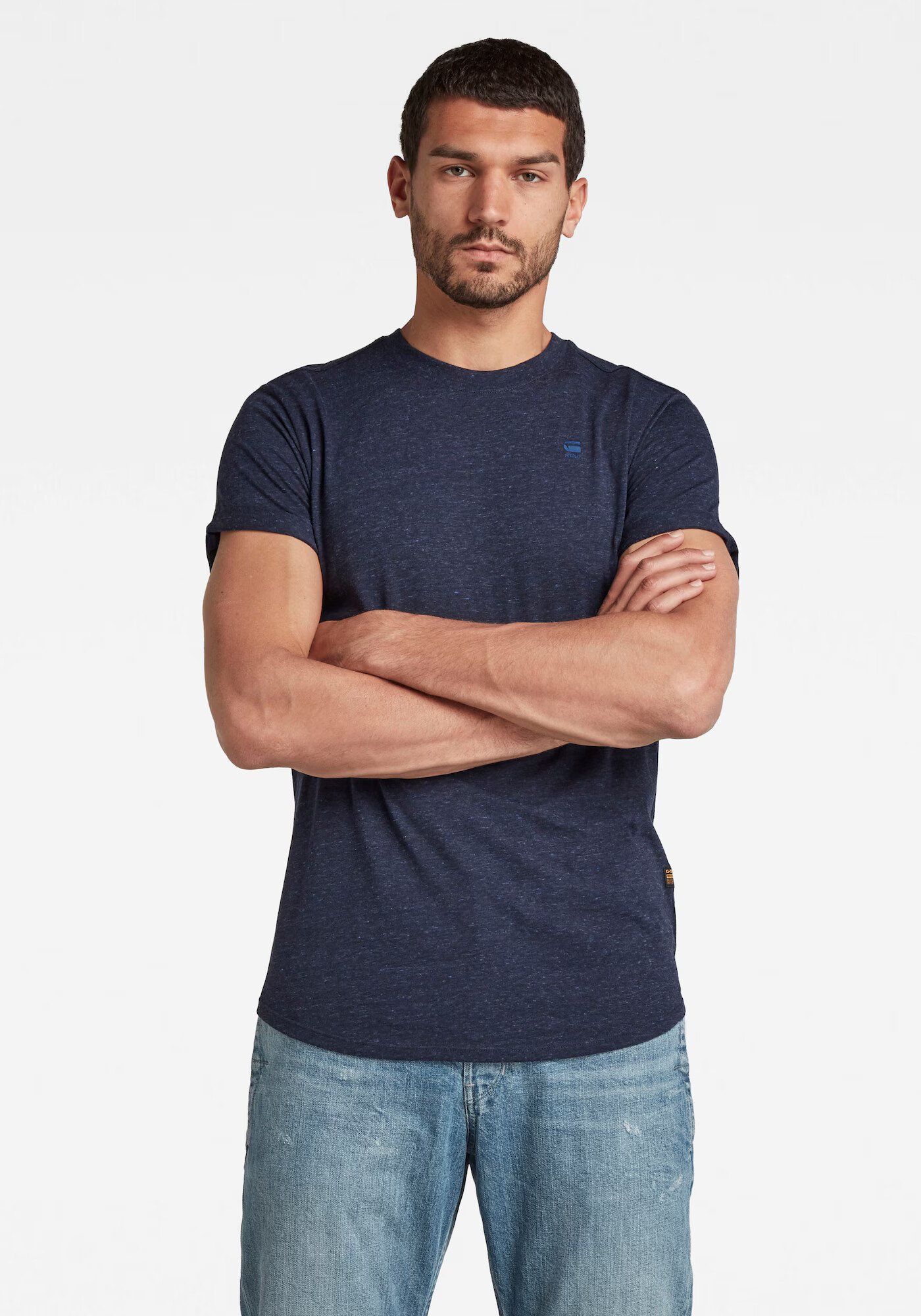 G-Star RAW Tricou albastru închis - Pled.ro