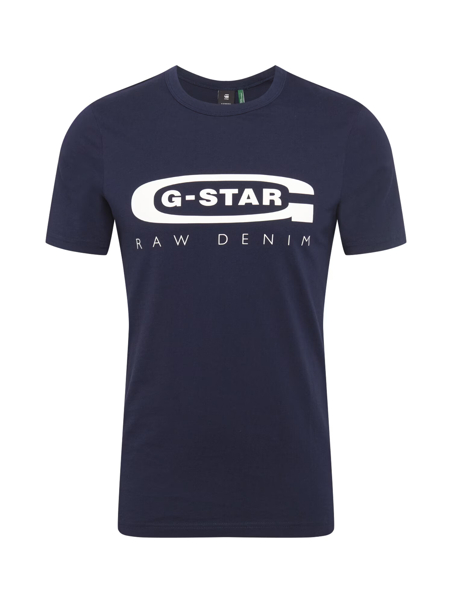 G-Star RAW Tricou albastru închis / alb - Pled.ro