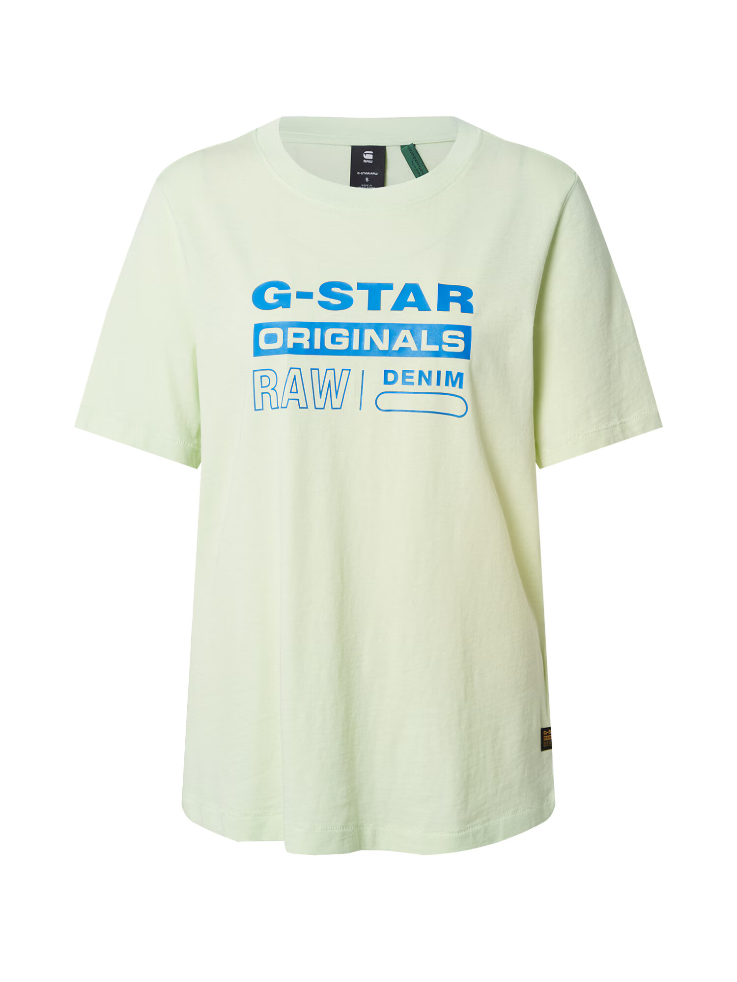 G-Star RAW Tricou albastru regal / verde deschis - Pled.ro