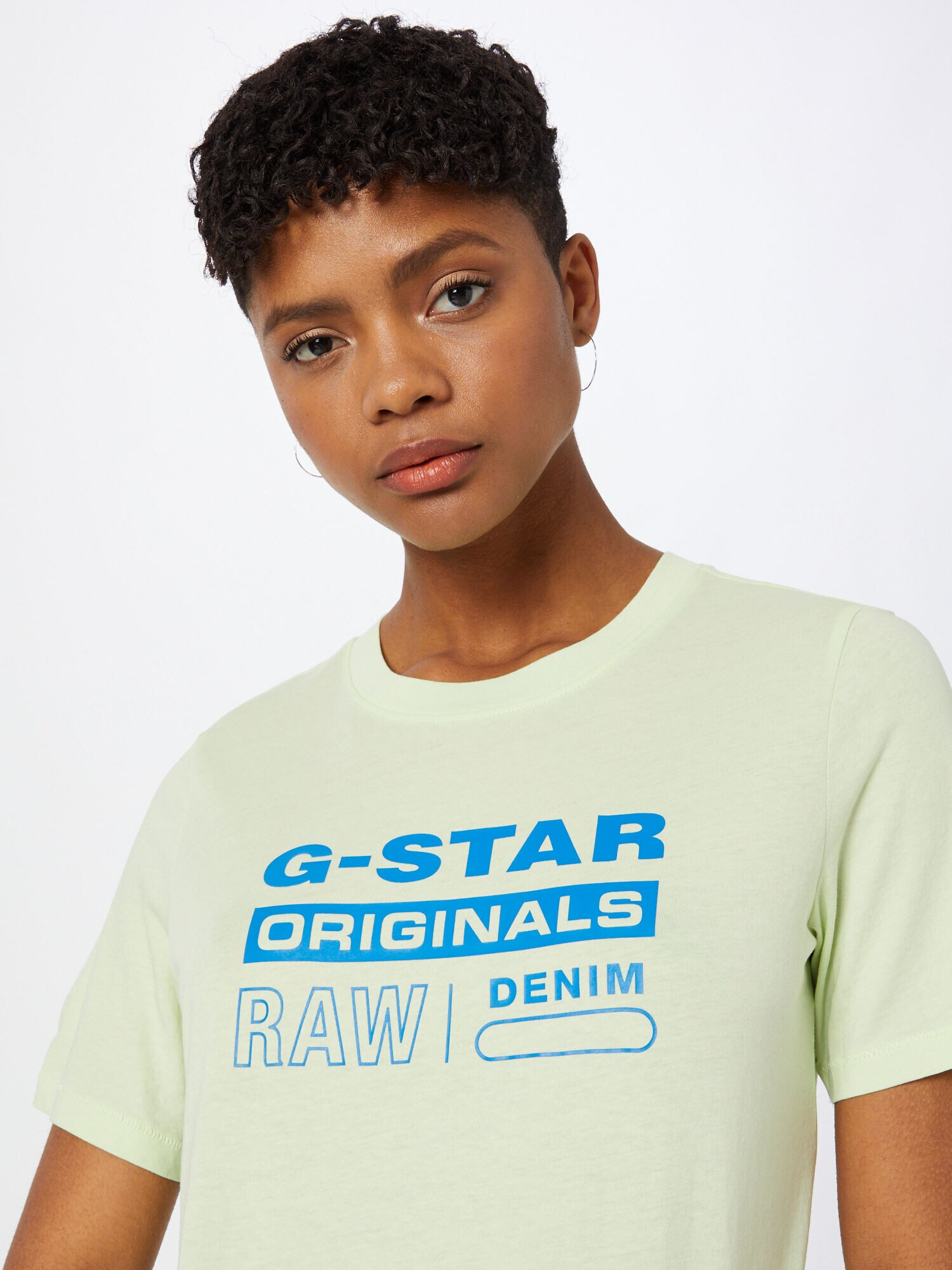 G-Star RAW Tricou albastru regal / verde deschis - Pled.ro