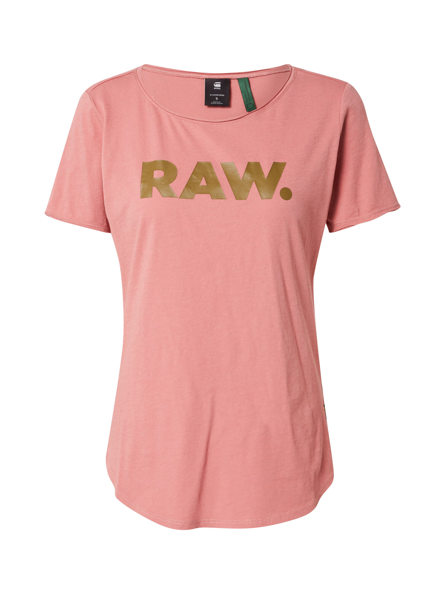 G-Star RAW Tricou auriu / roz - Pled.ro