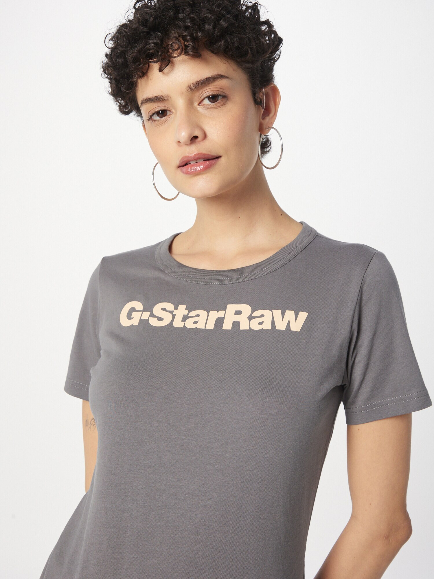 G-Star RAW Tricou bej deschis / albastru închis - Pled.ro