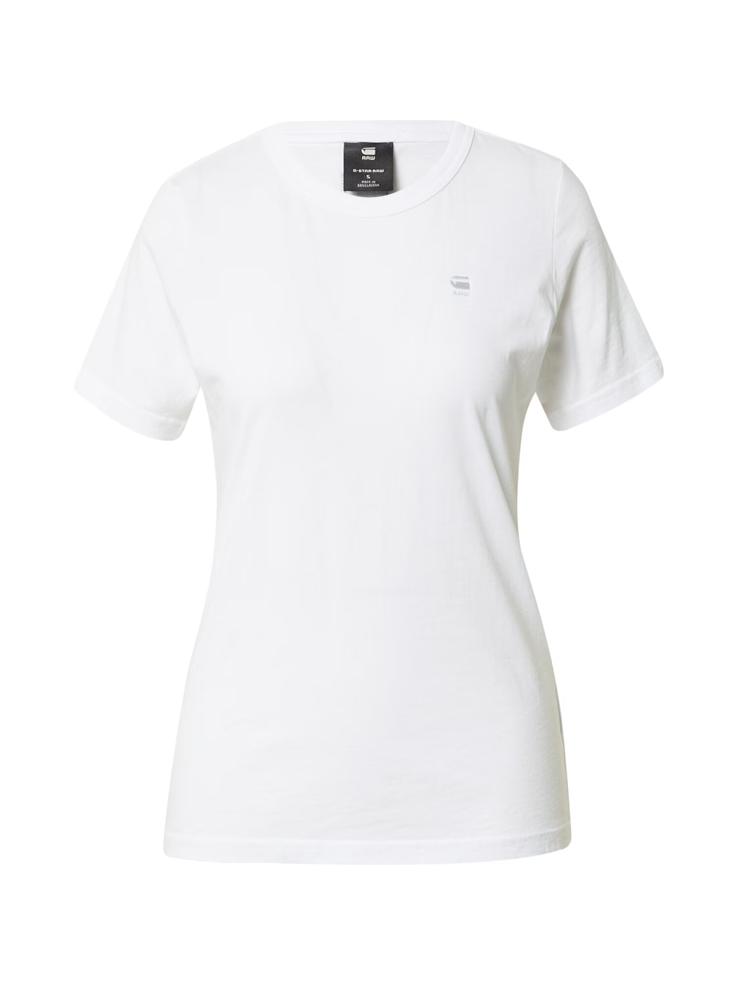 G-Star RAW Tricou 'Core' gri argintiu / alb - Pled.ro