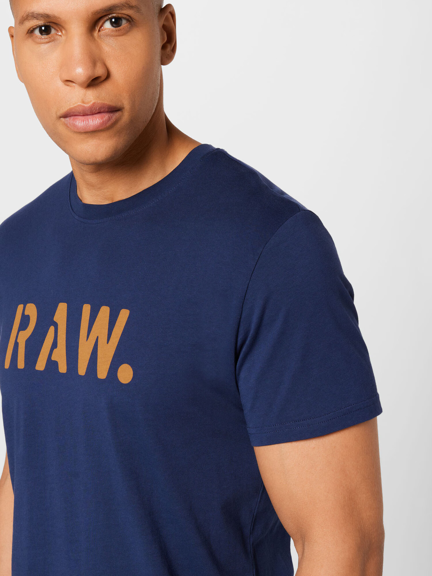 G-Star RAW Tricou crem / albastru închis / oliv / portocaliu închis - Pled.ro