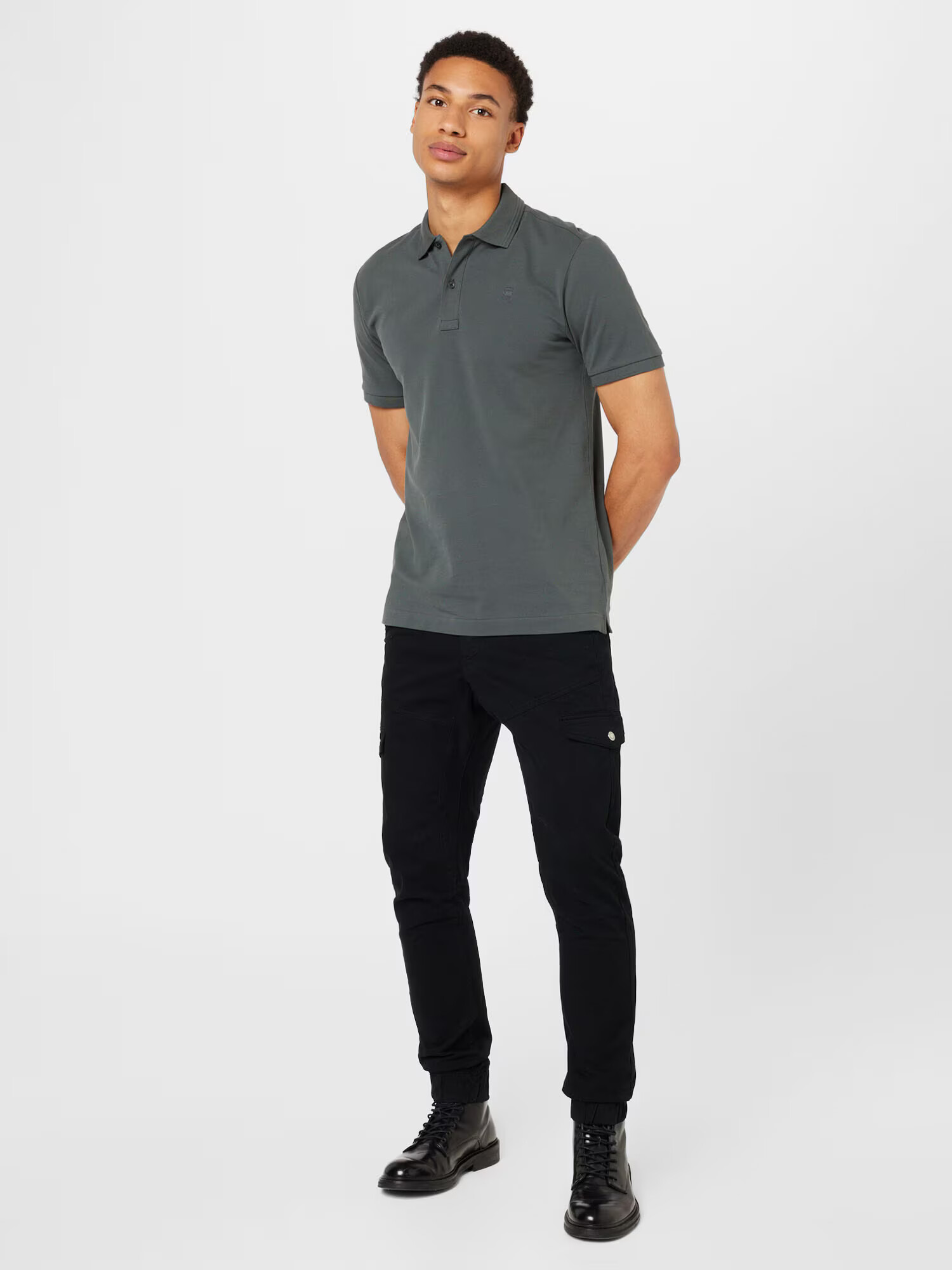 G-Star RAW Tricou 'Dunda' gri bazalt - Pled.ro