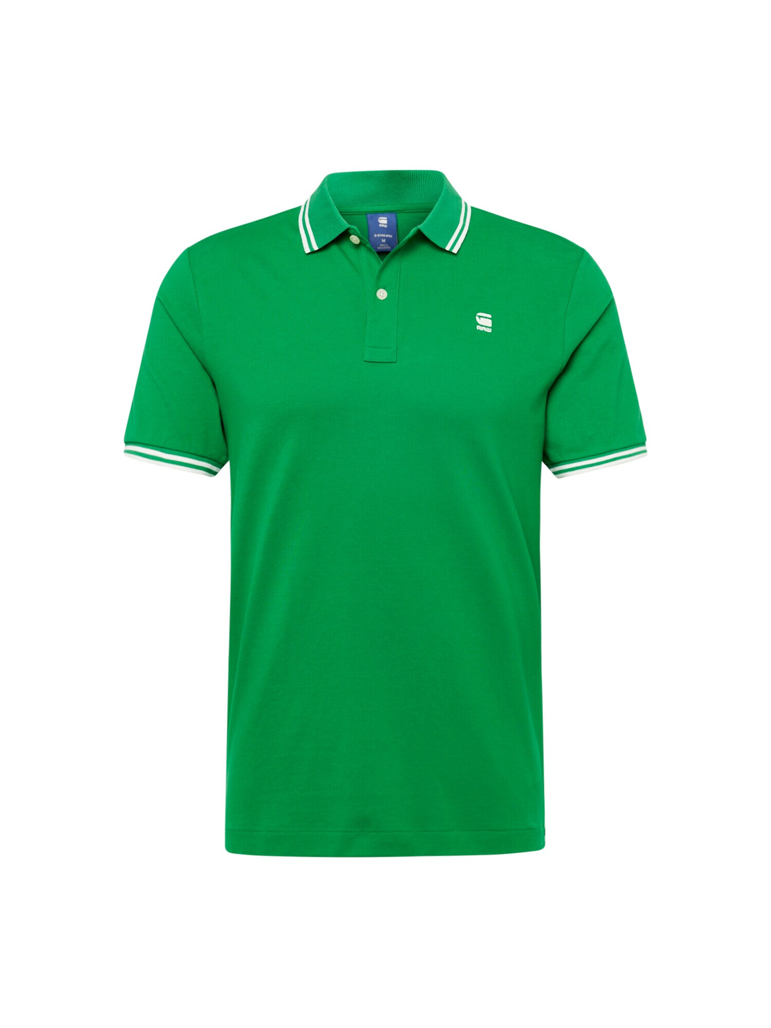 G-Star RAW Tricou 'Dunda' verde / alb - Pled.ro