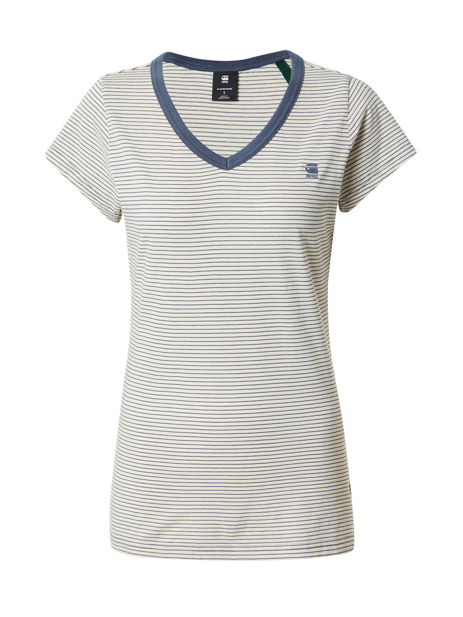 G-Star RAW Tricou 'Eyben' albastru / alb natural - Pled.ro