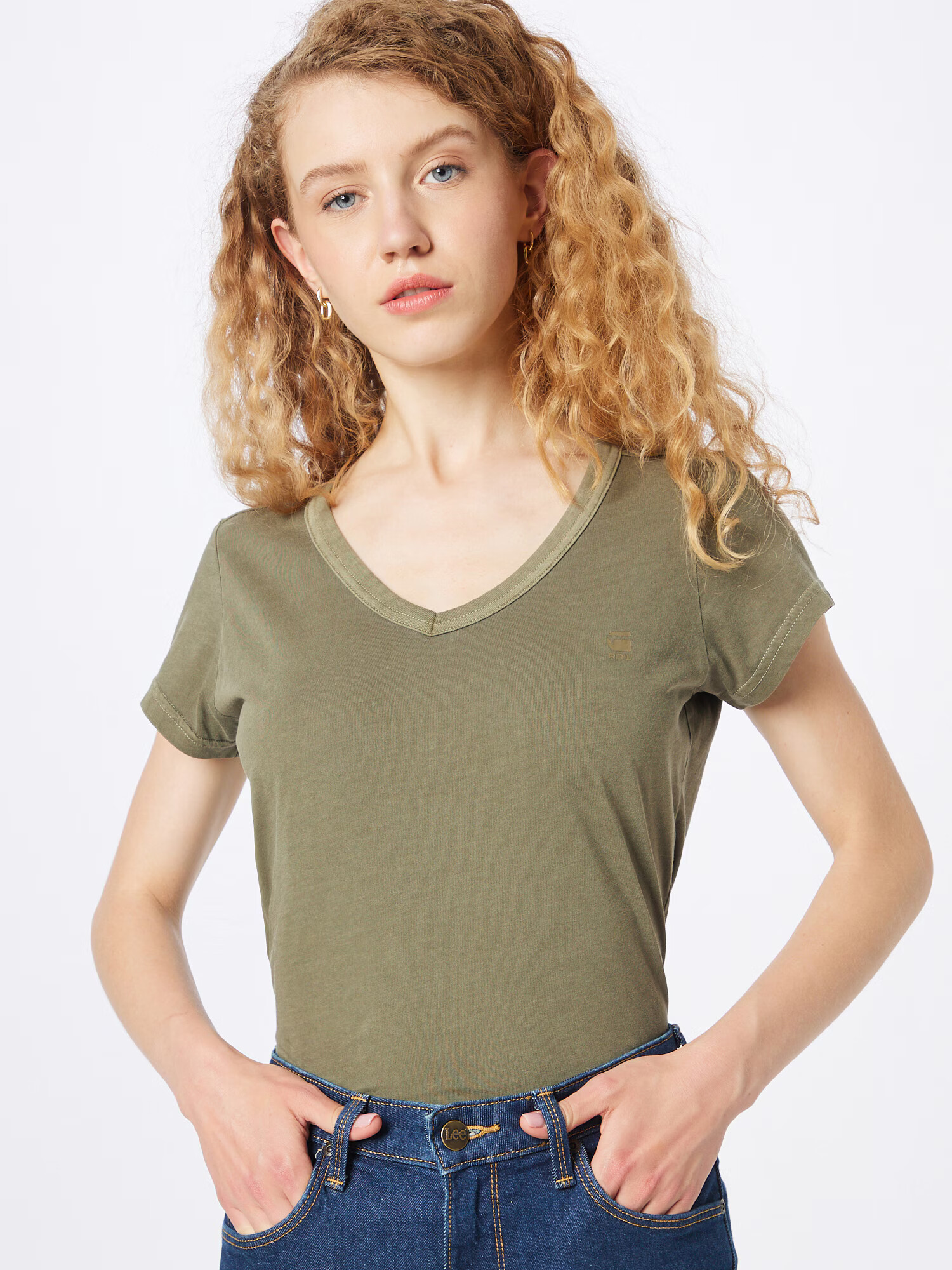 G-Star RAW Tricou 'Eyben' verde - Pled.ro