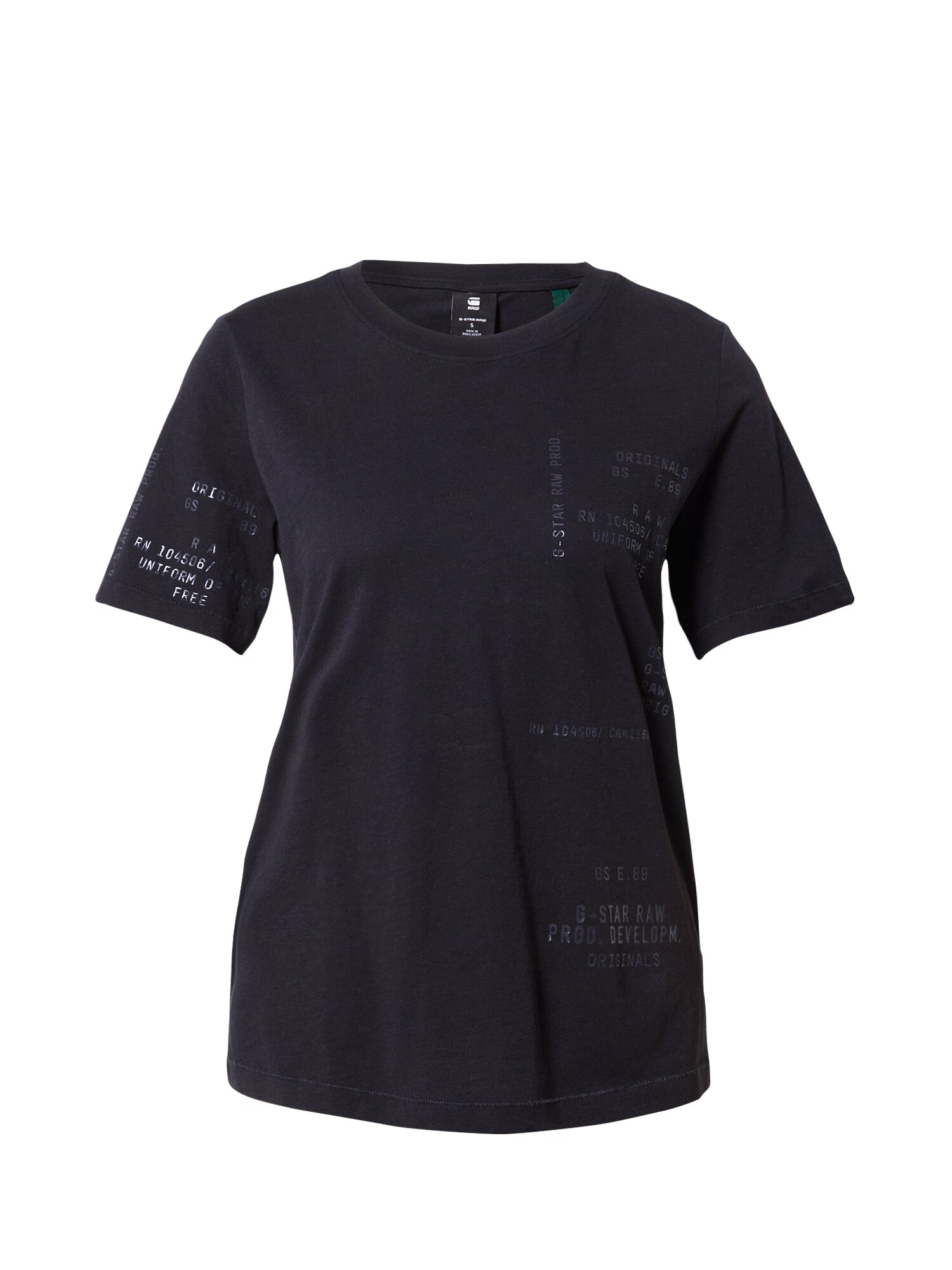 G-Star RAW Tricou gri argintiu / negru - Pled.ro