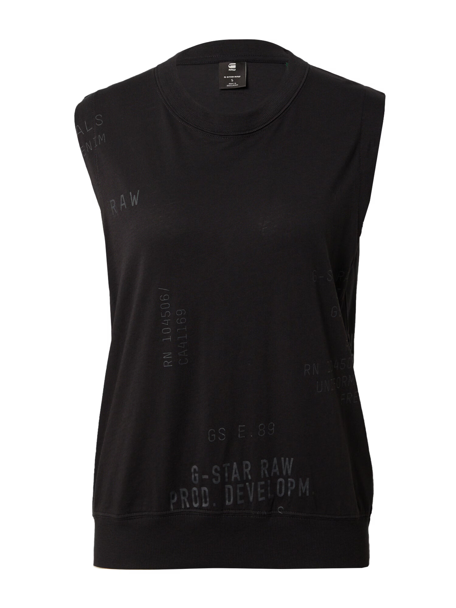 G-Star RAW Tricou gri metalic / negru - Pled.ro