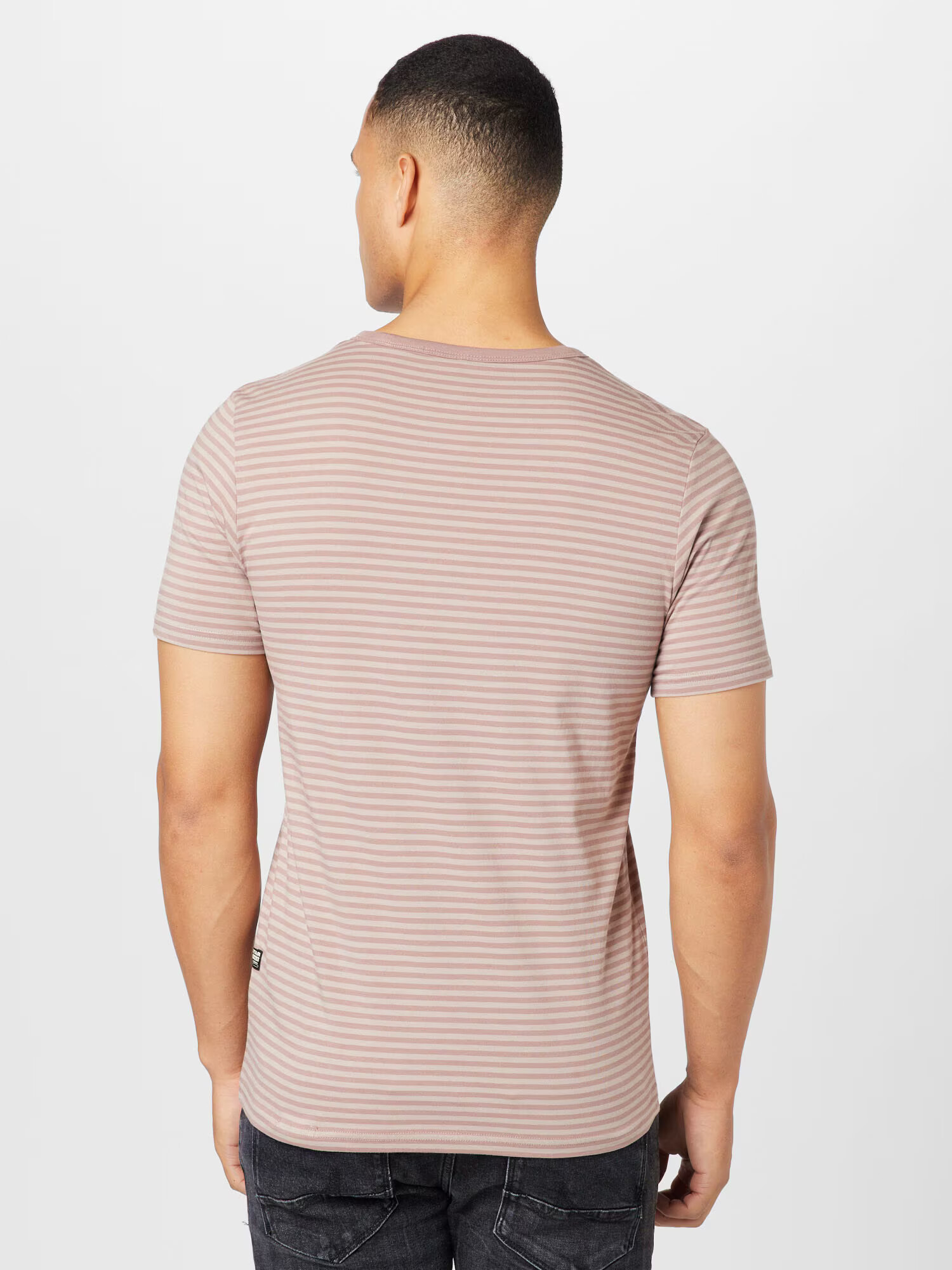 G-Star RAW Tricou gri piatră / mov pastel - Pled.ro