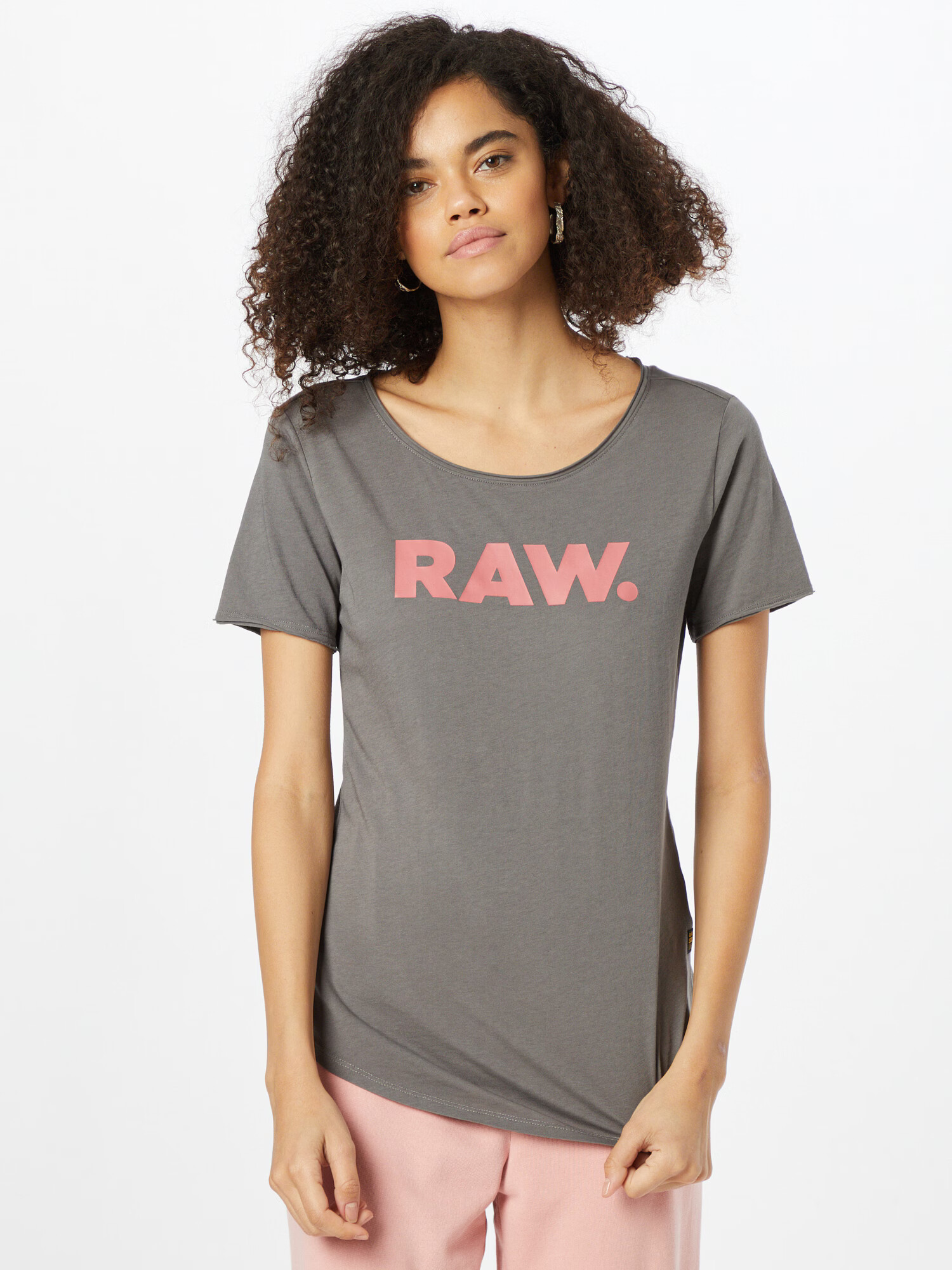 G-Star RAW Tricou gri taupe / roz - Pled.ro