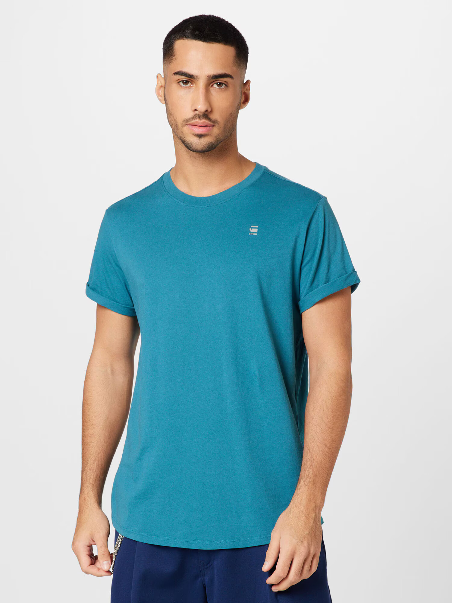 G-Star RAW Tricou 'Lash' cyan - Pled.ro