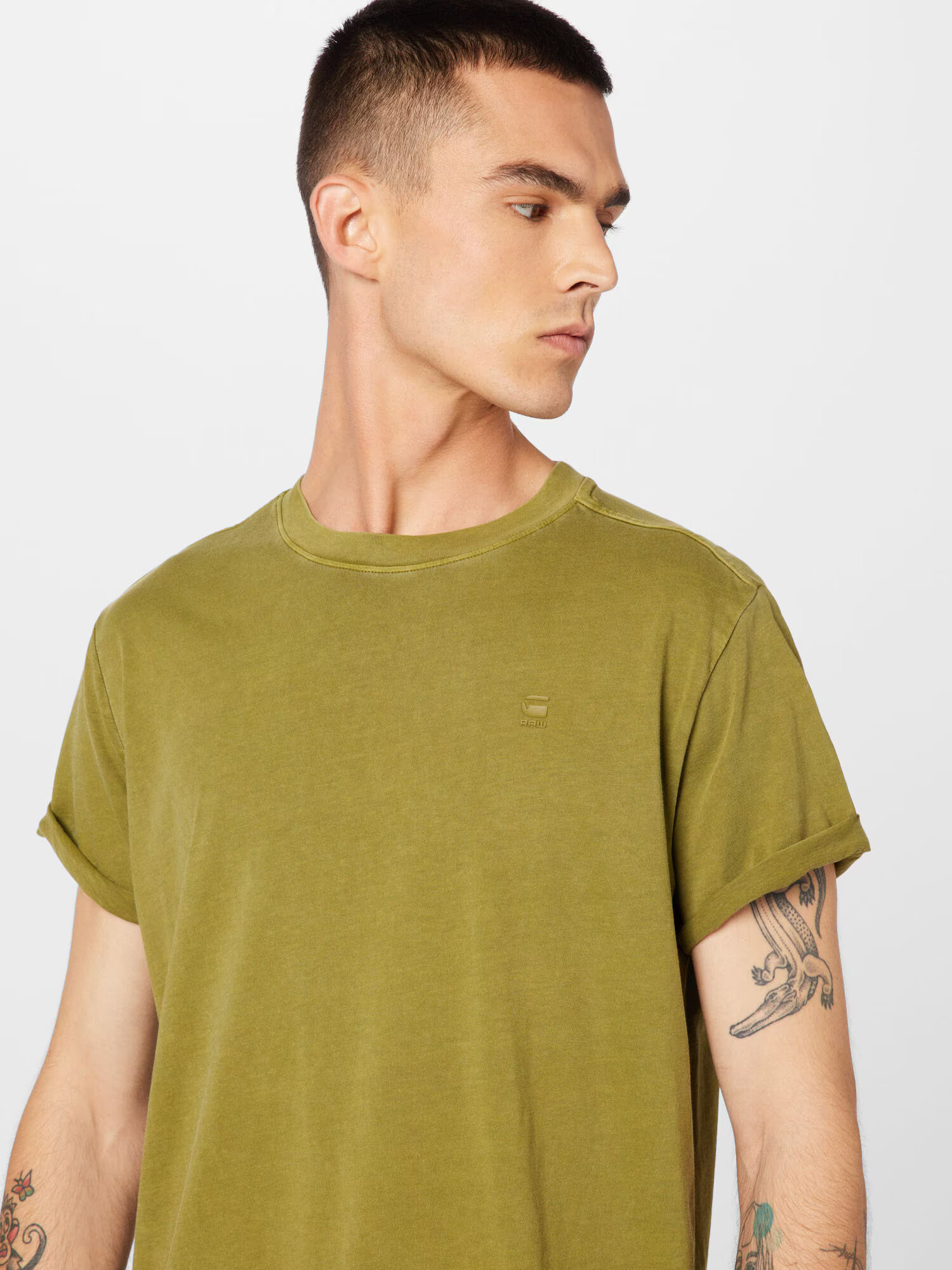 G-Star RAW Tricou 'Lash' oliv - Pled.ro