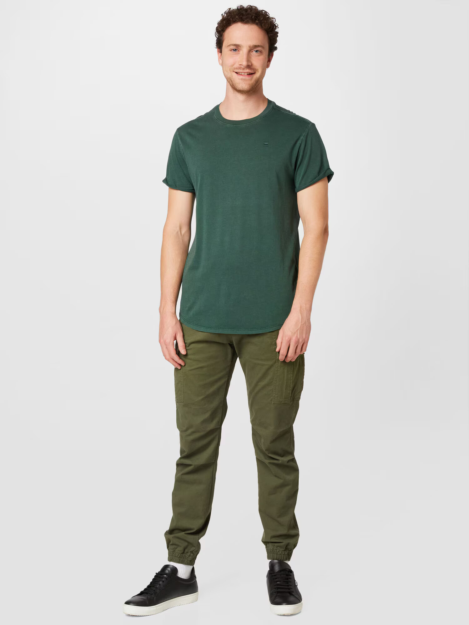 G-Star RAW Tricou 'Lash' verde - Pled.ro