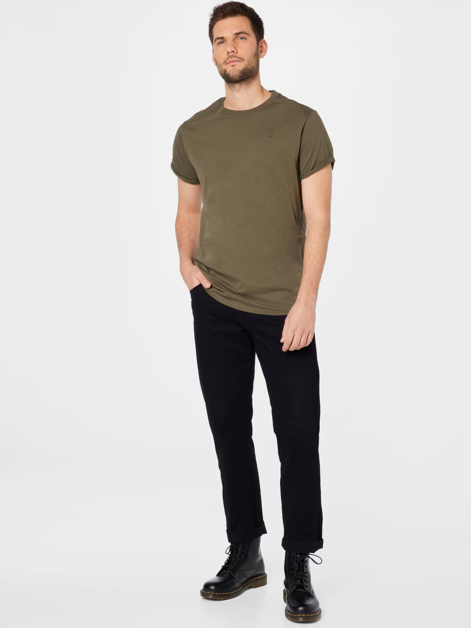 G-Star RAW Tricou 'Lash' verde deschis - Pled.ro