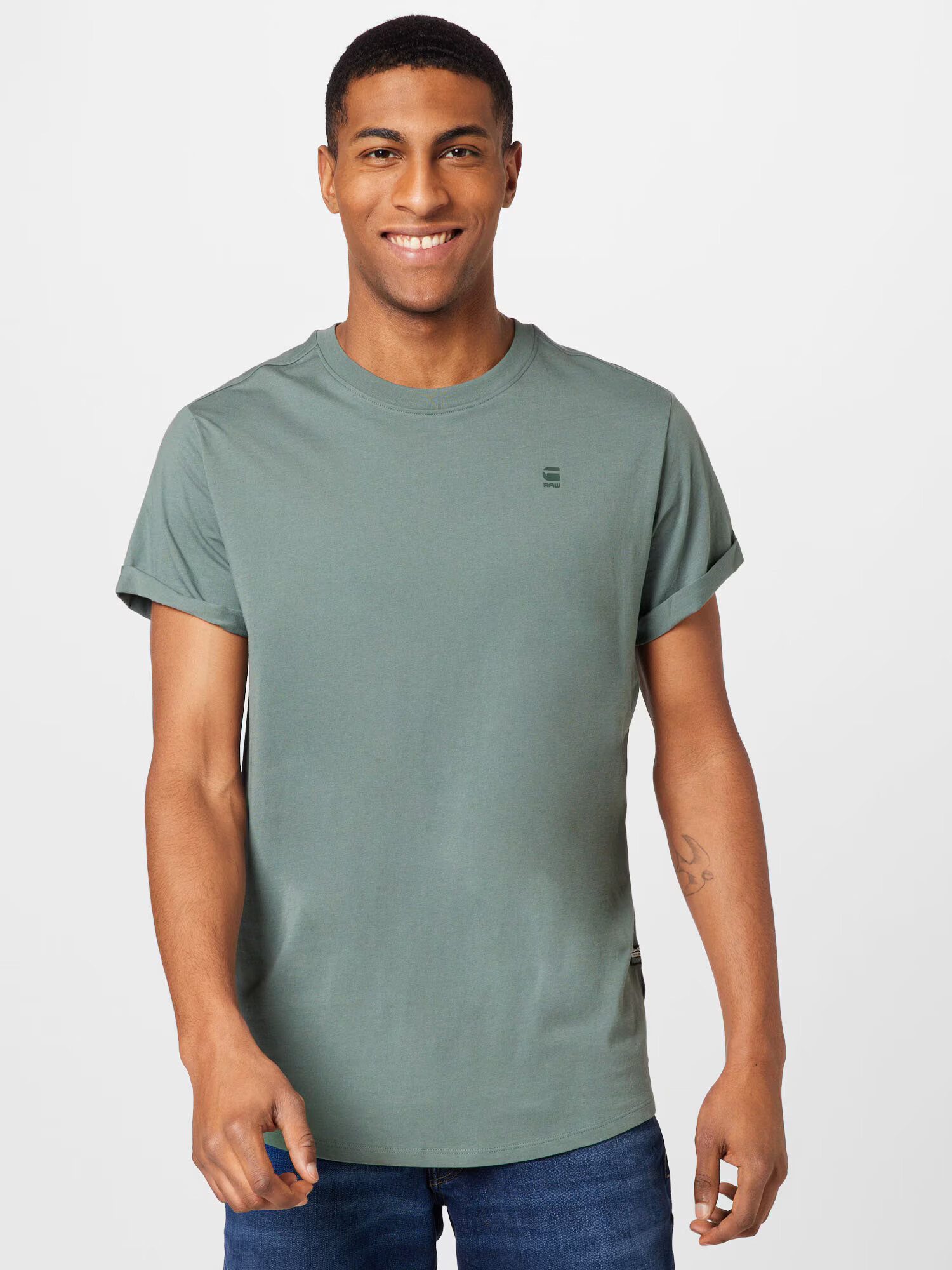 G-Star RAW Tricou 'Lash' verde pastel - Pled.ro