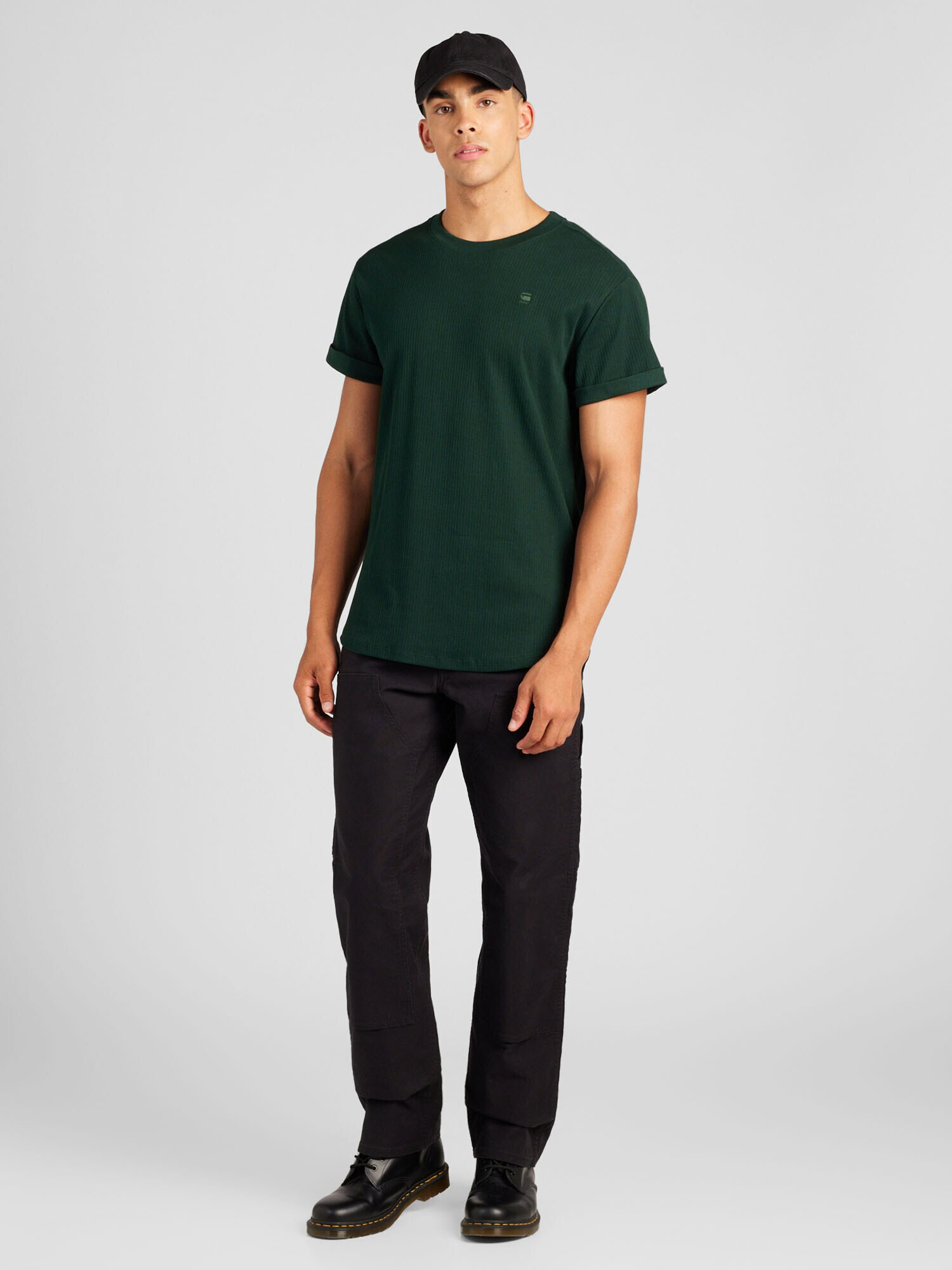 G-Star RAW Tricou 'Lash' verde pin - Pled.ro