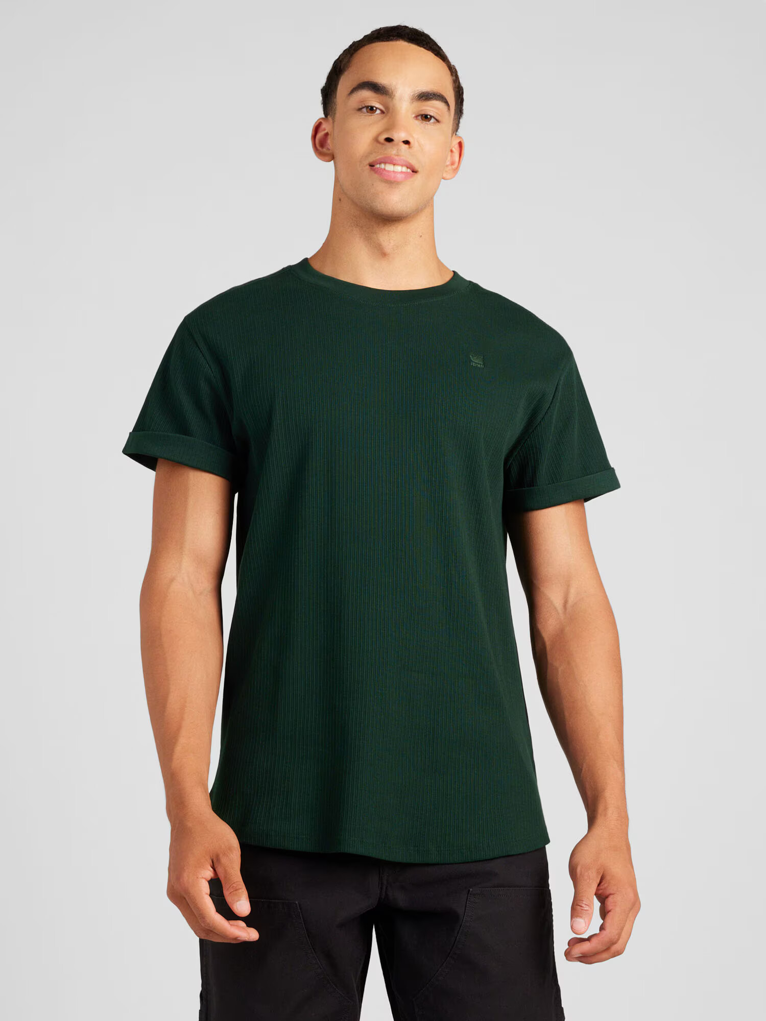 G-Star RAW Tricou 'Lash' verde pin - Pled.ro