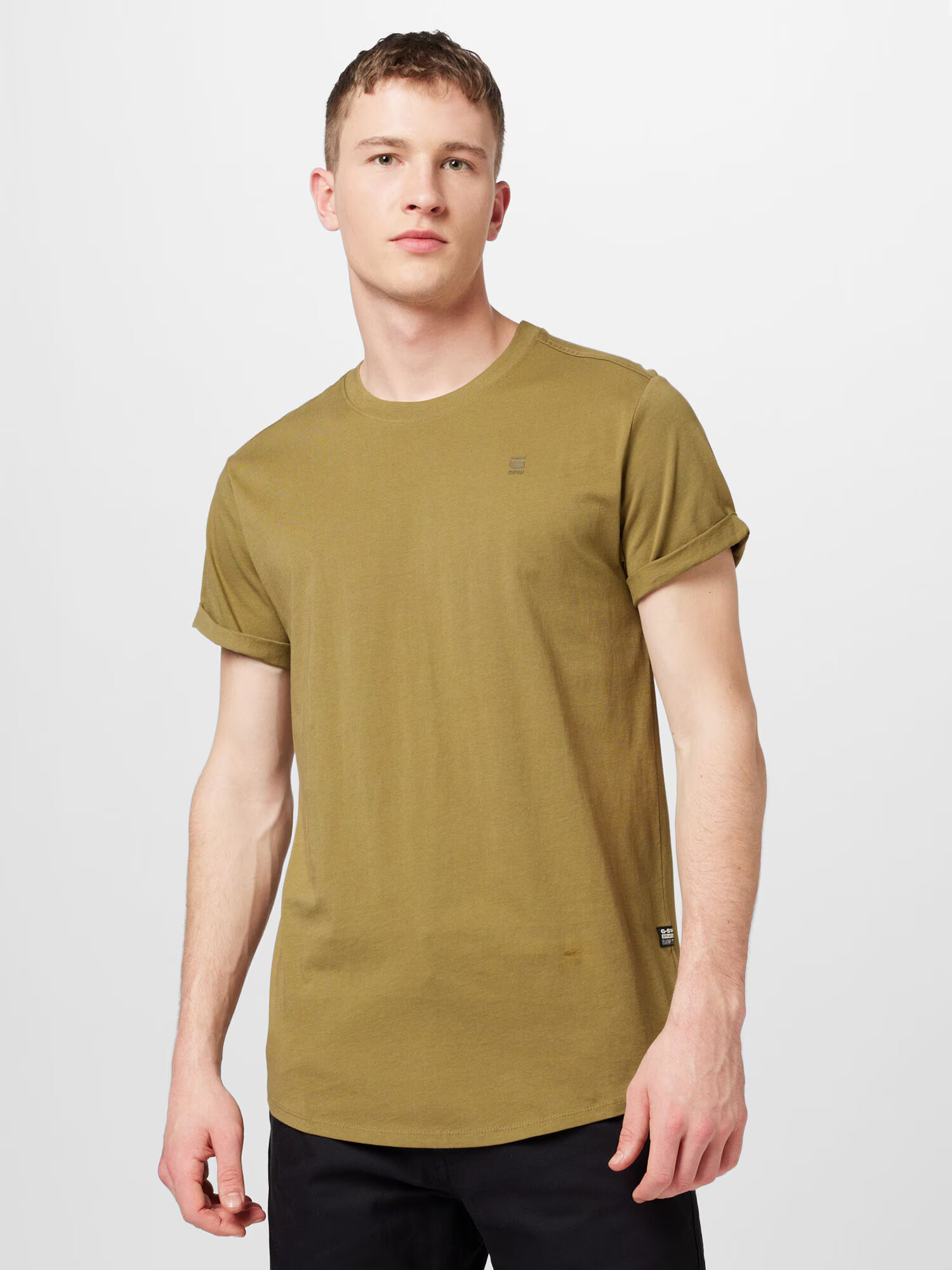 G-Star RAW Tricou 'Lash' verde stuf - Pled.ro