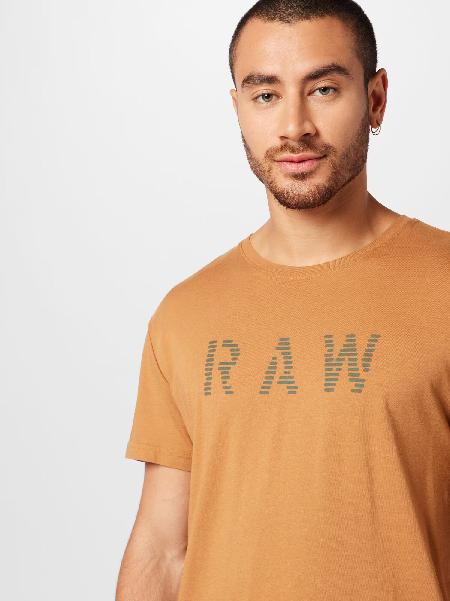 G-Star RAW Tricou maro coniac / oliv - Pled.ro