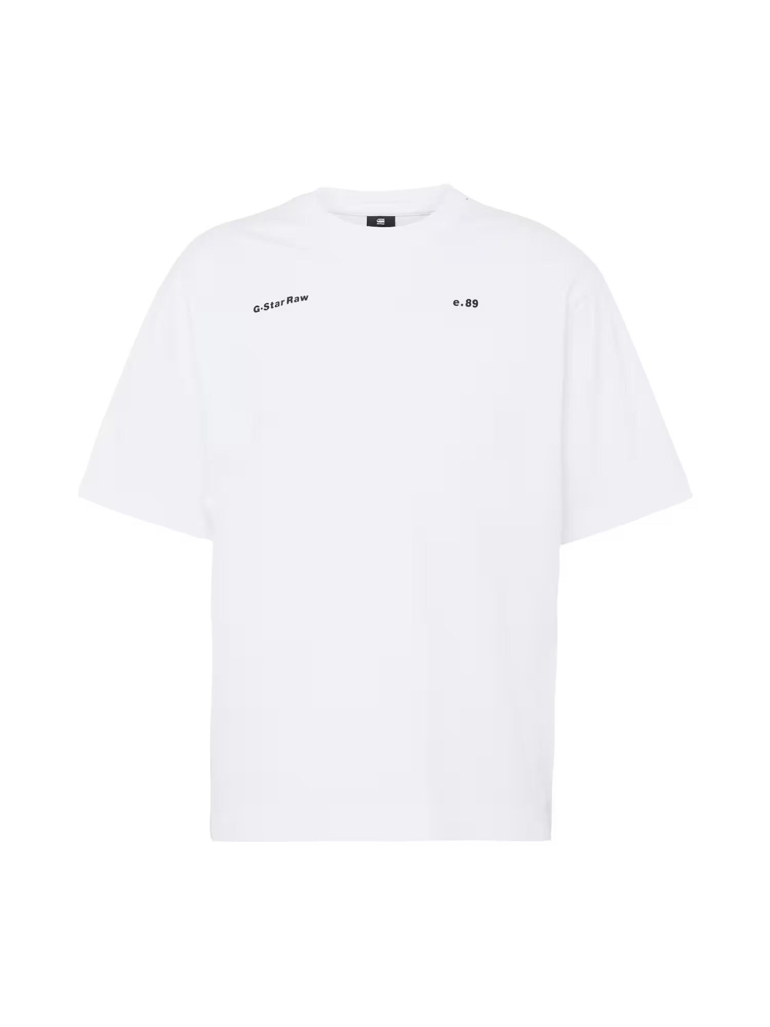 G-Star RAW Tricou negru / alb - Pled.ro