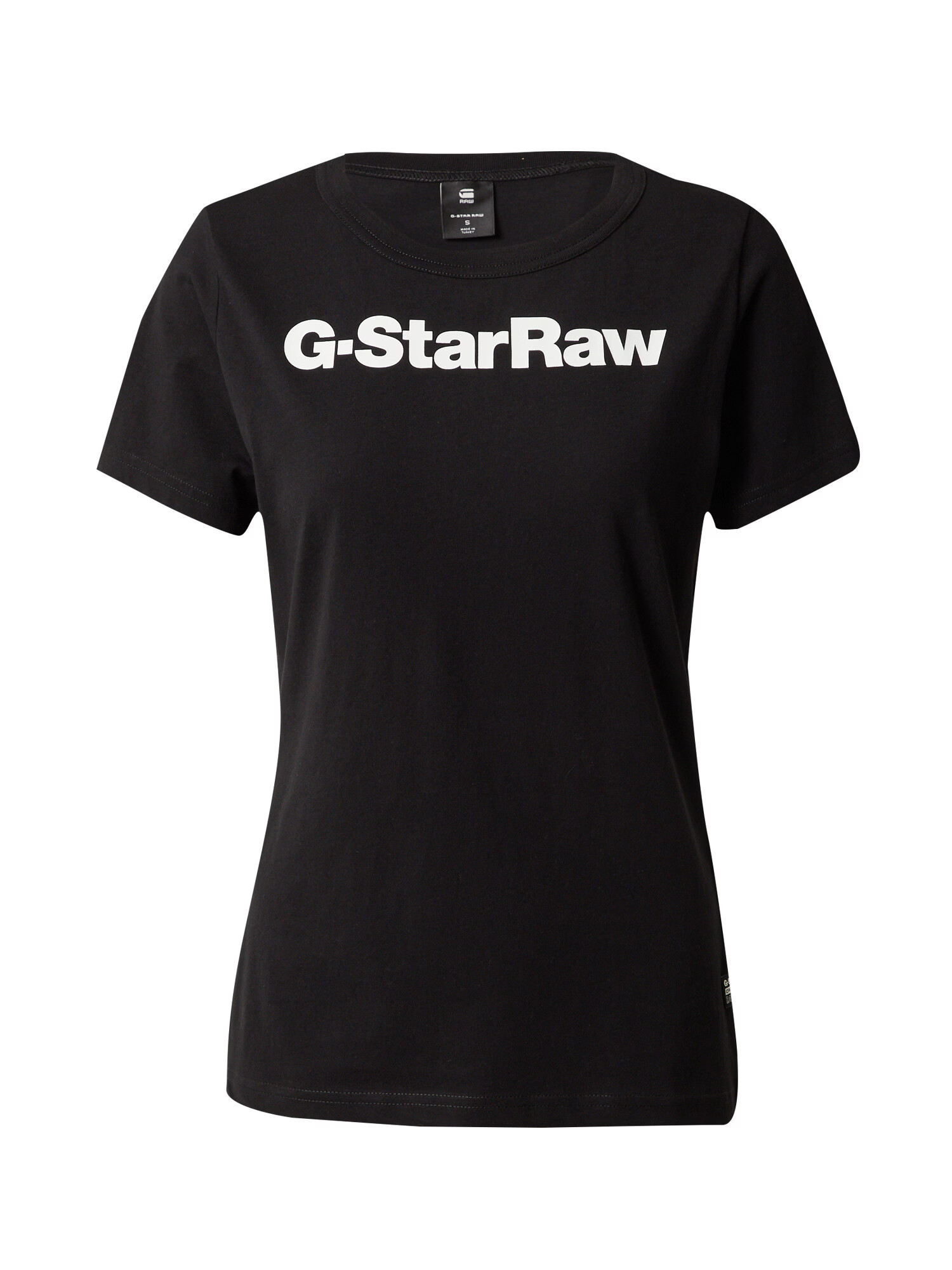 G-Star RAW Tricou negru / alb - Pled.ro