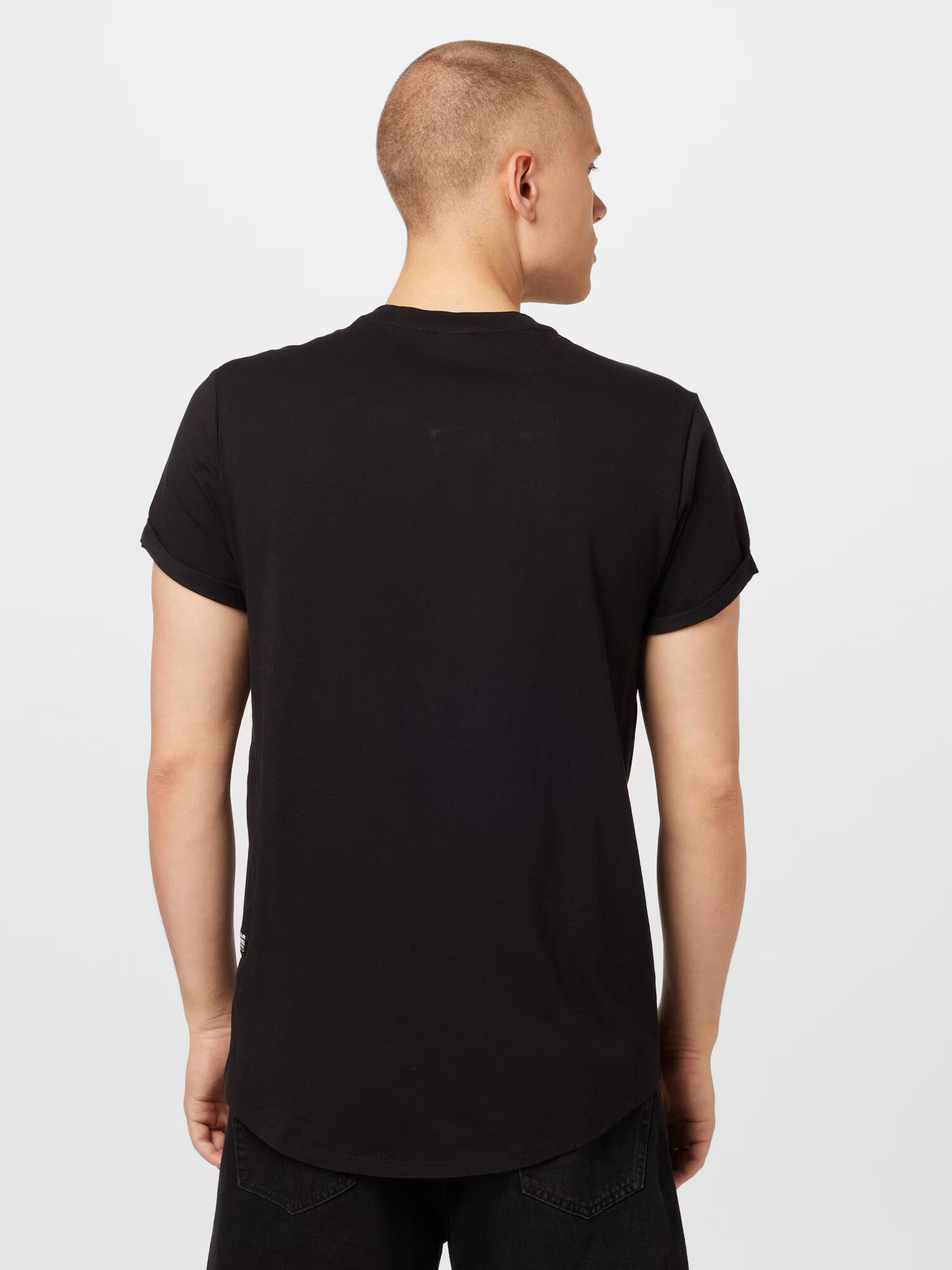 G-Star RAW Tricou negru / alb - Pled.ro