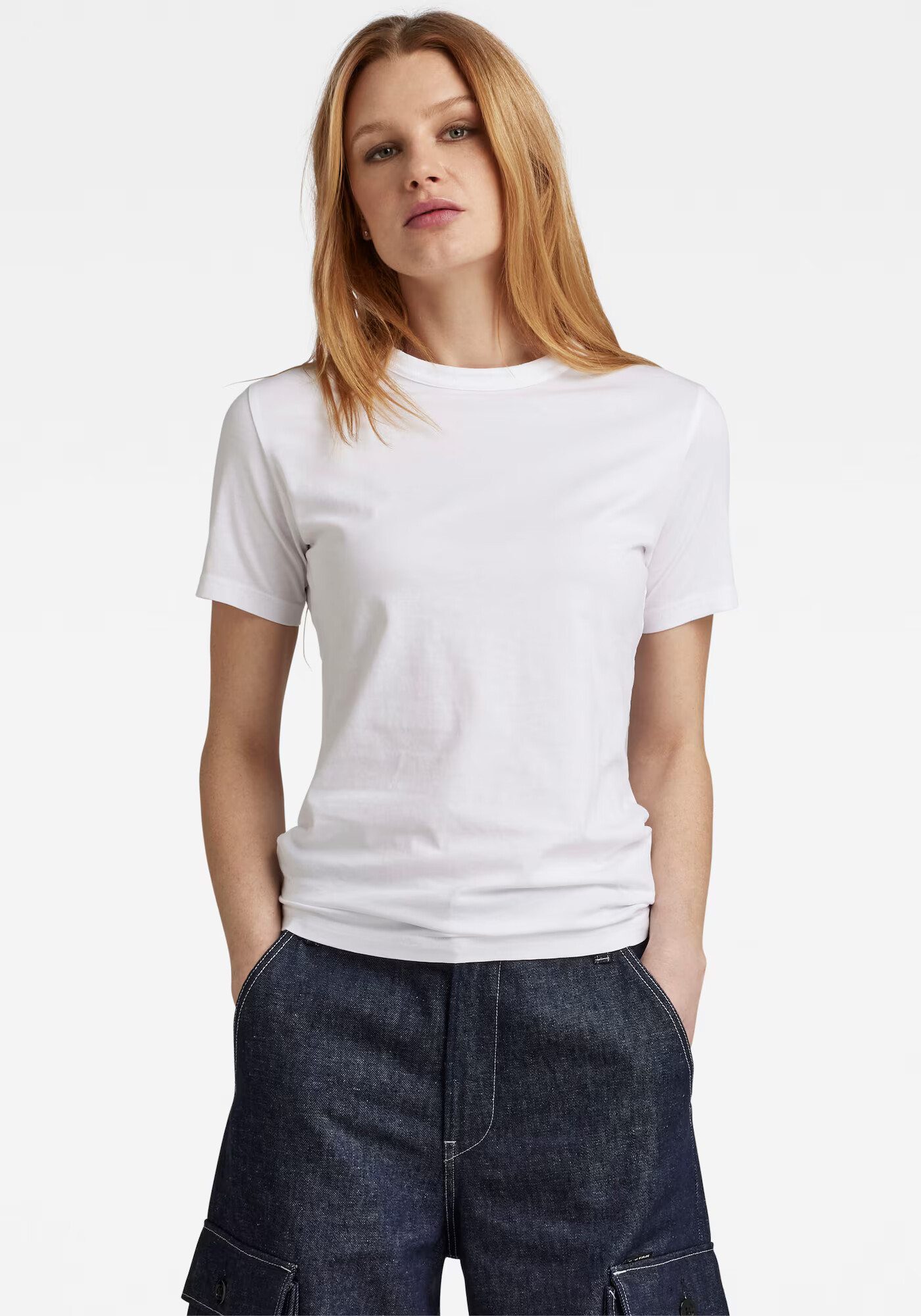 G-Star RAW Tricou 'Nysid' alb - Pled.ro