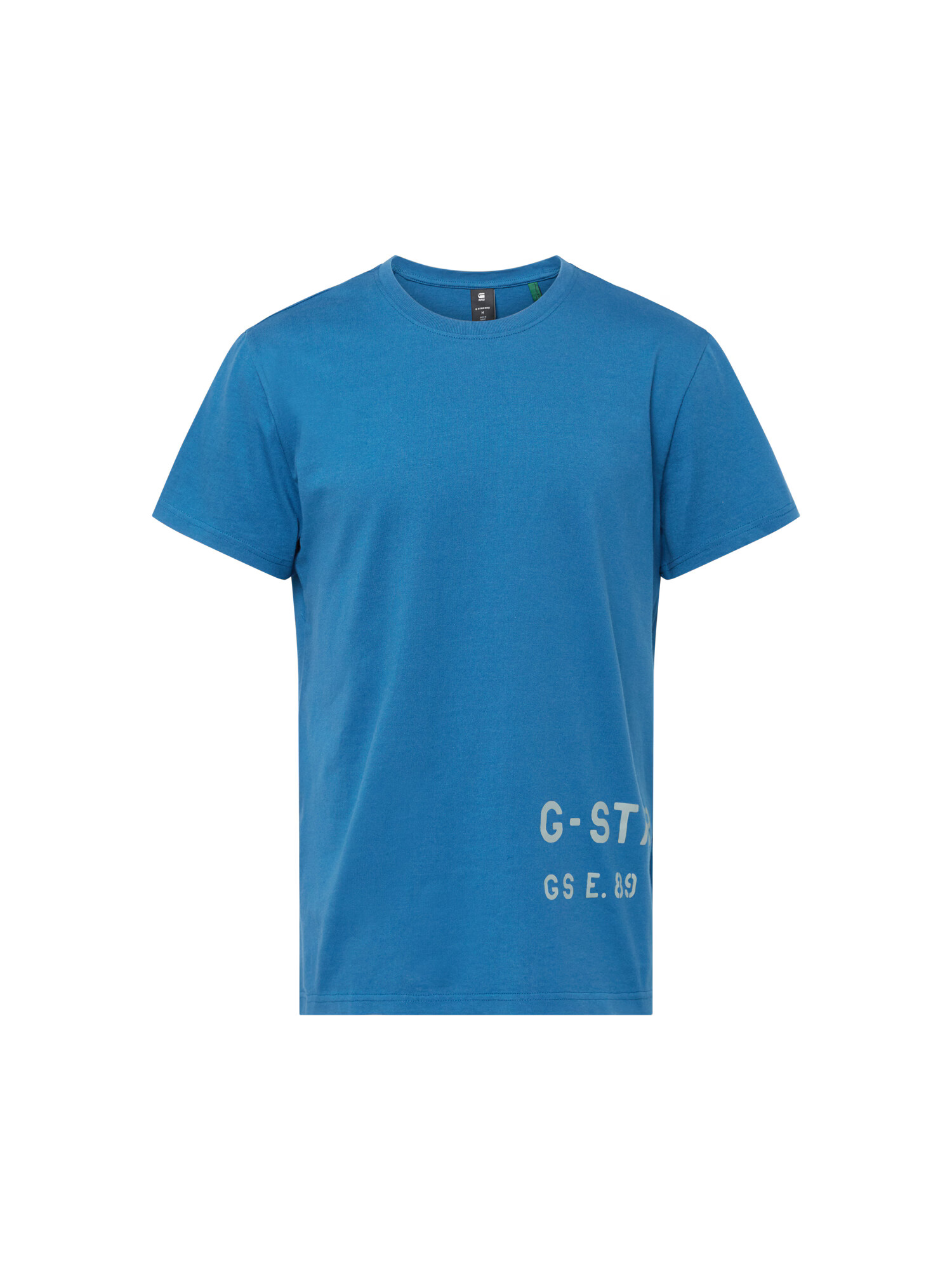 G-Star RAW Tricou 'Stencil' azuriu / gri deschis - Pled.ro