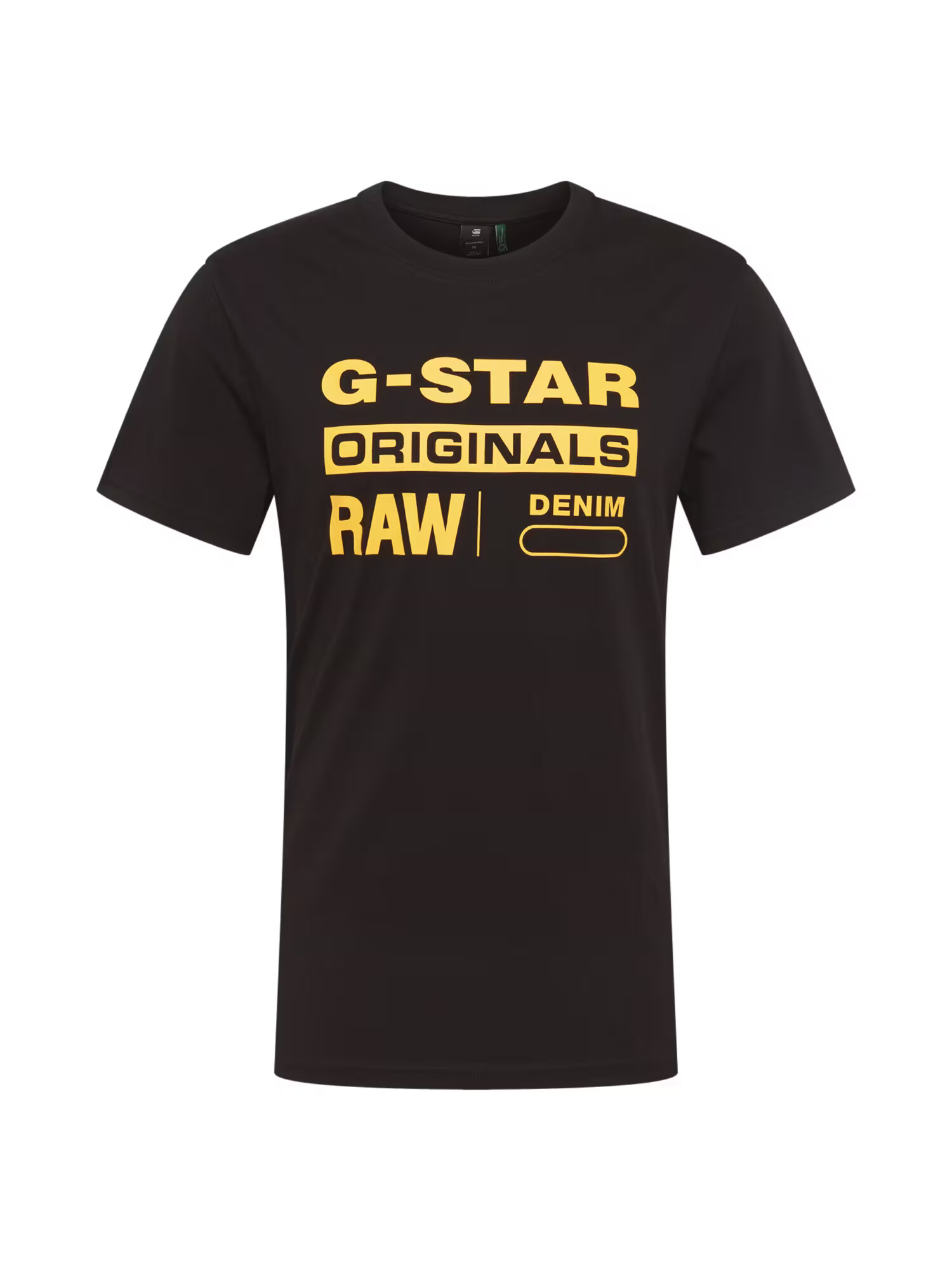 G-Star RAW Tricou 'Swando' galben / negru - Pled.ro