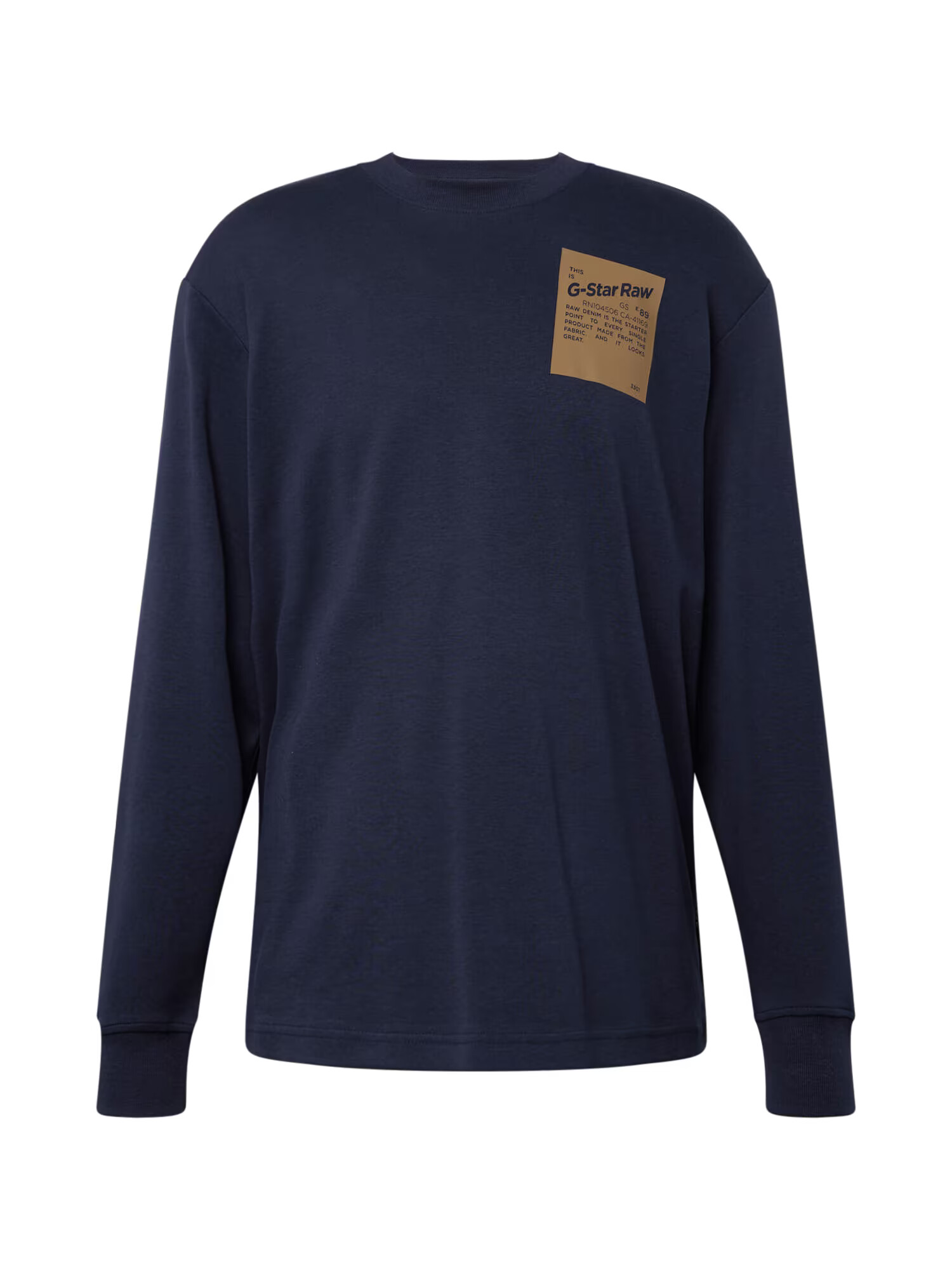 G-Star RAW Tricou 'Tile' bleumarin / maro deschis - Pled.ro