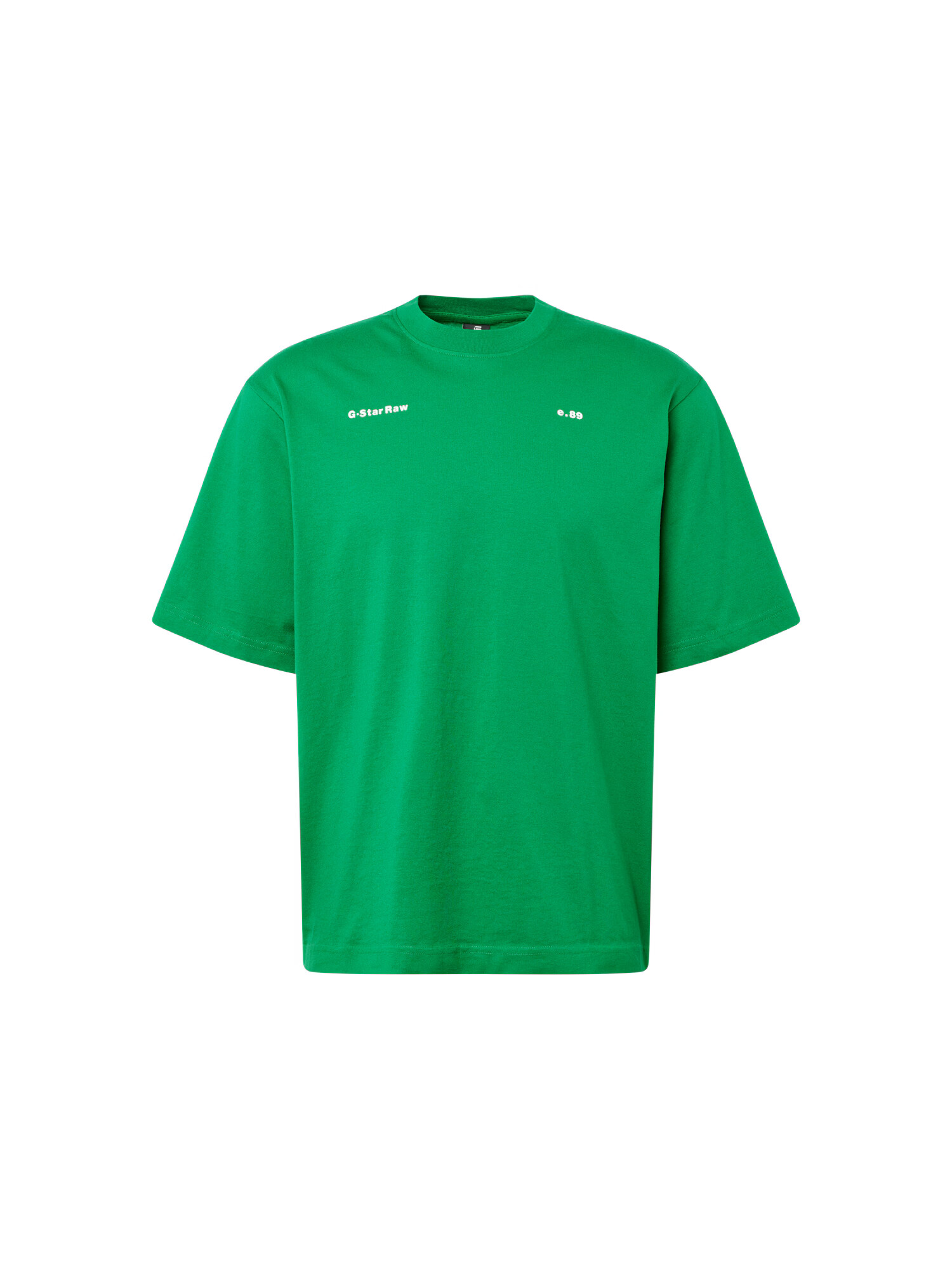 G-Star RAW Tricou verde iarbă / alb - Pled.ro