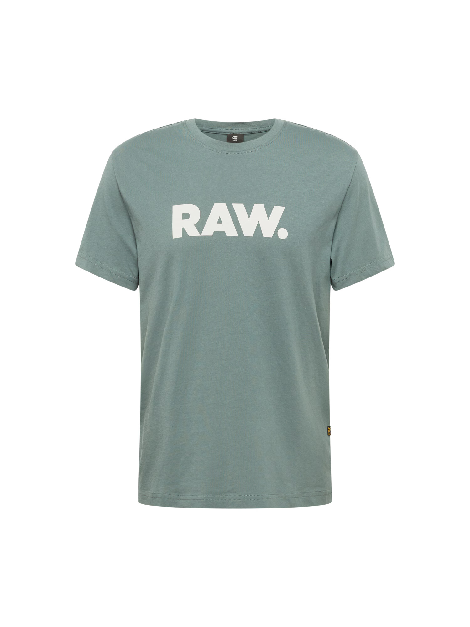 G-Star RAW Tricou verde închis / alb - Pled.ro