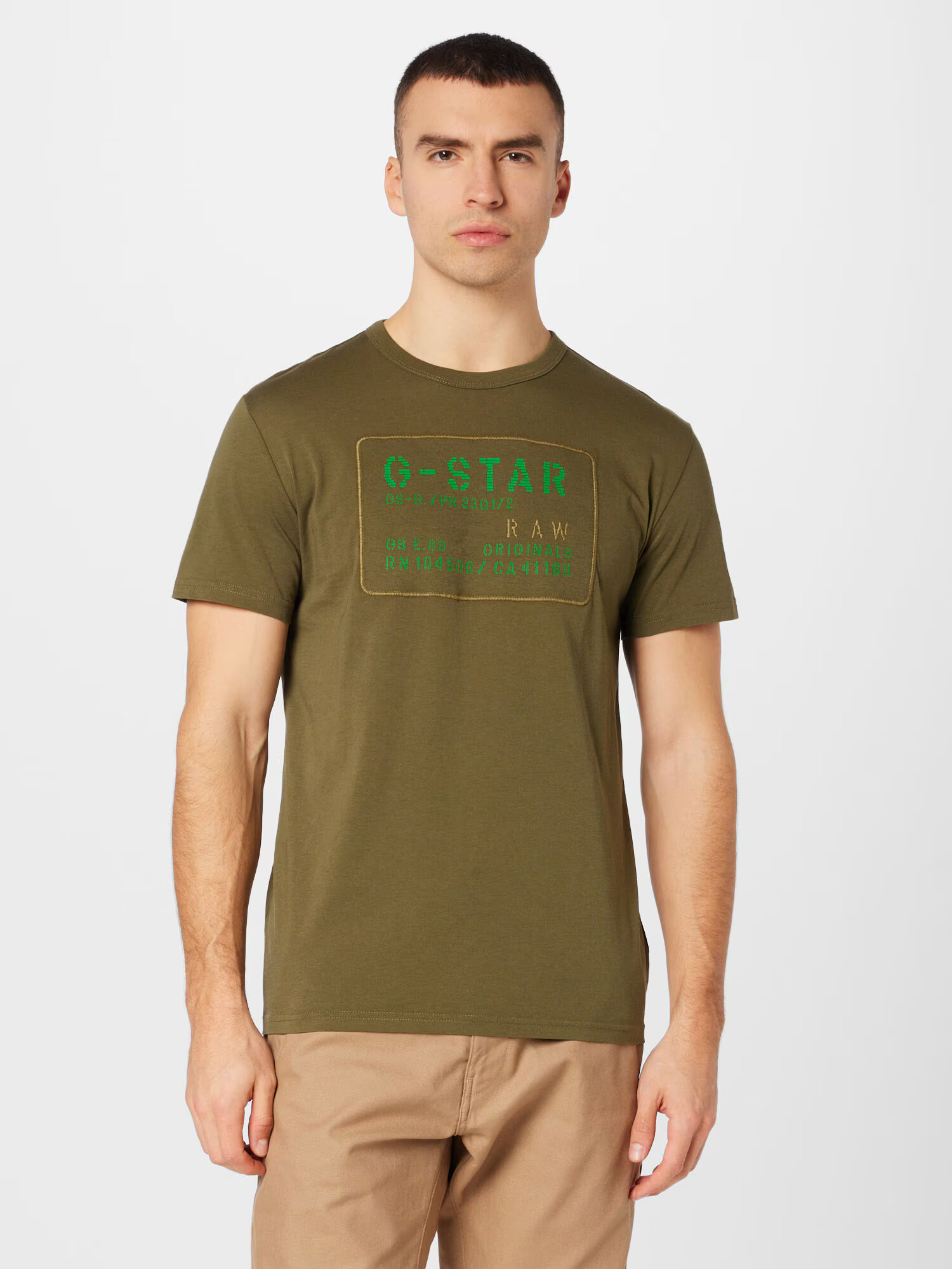 G-Star RAW Tricou verde / oliv - Pled.ro