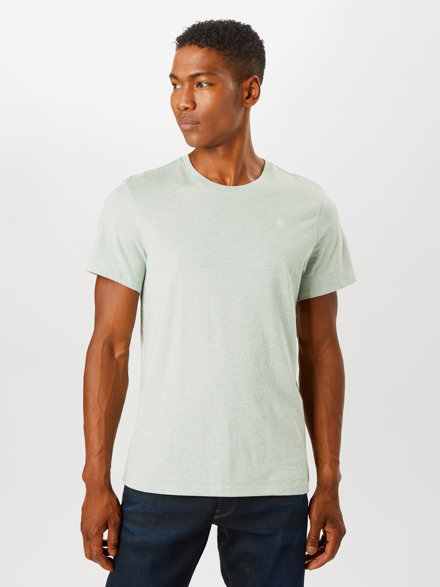 G-Star RAW Tricou verde pastel - Pled.ro