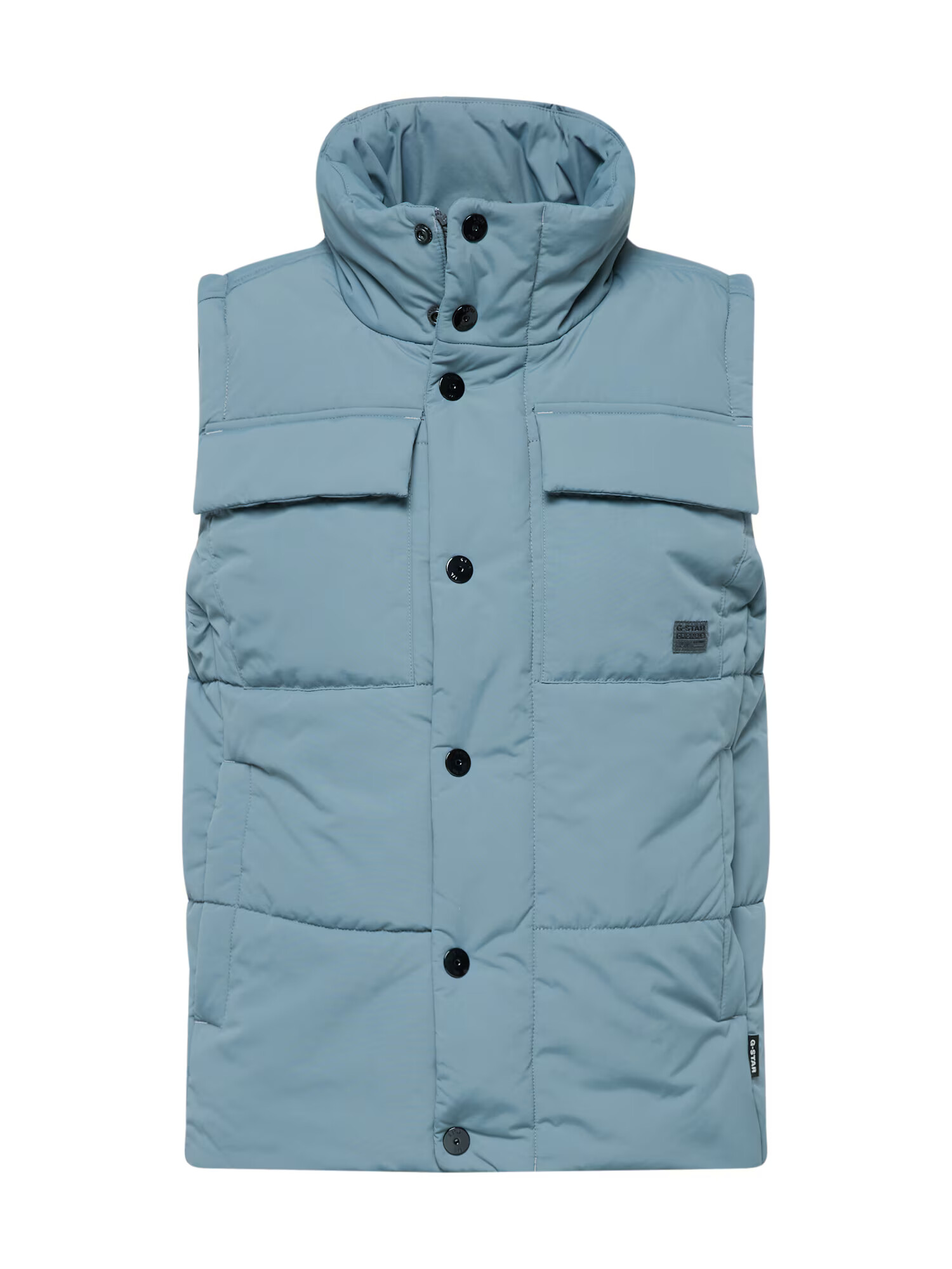 G-Star RAW Vestă 'Foundation' albastru pastel - Pled.ro