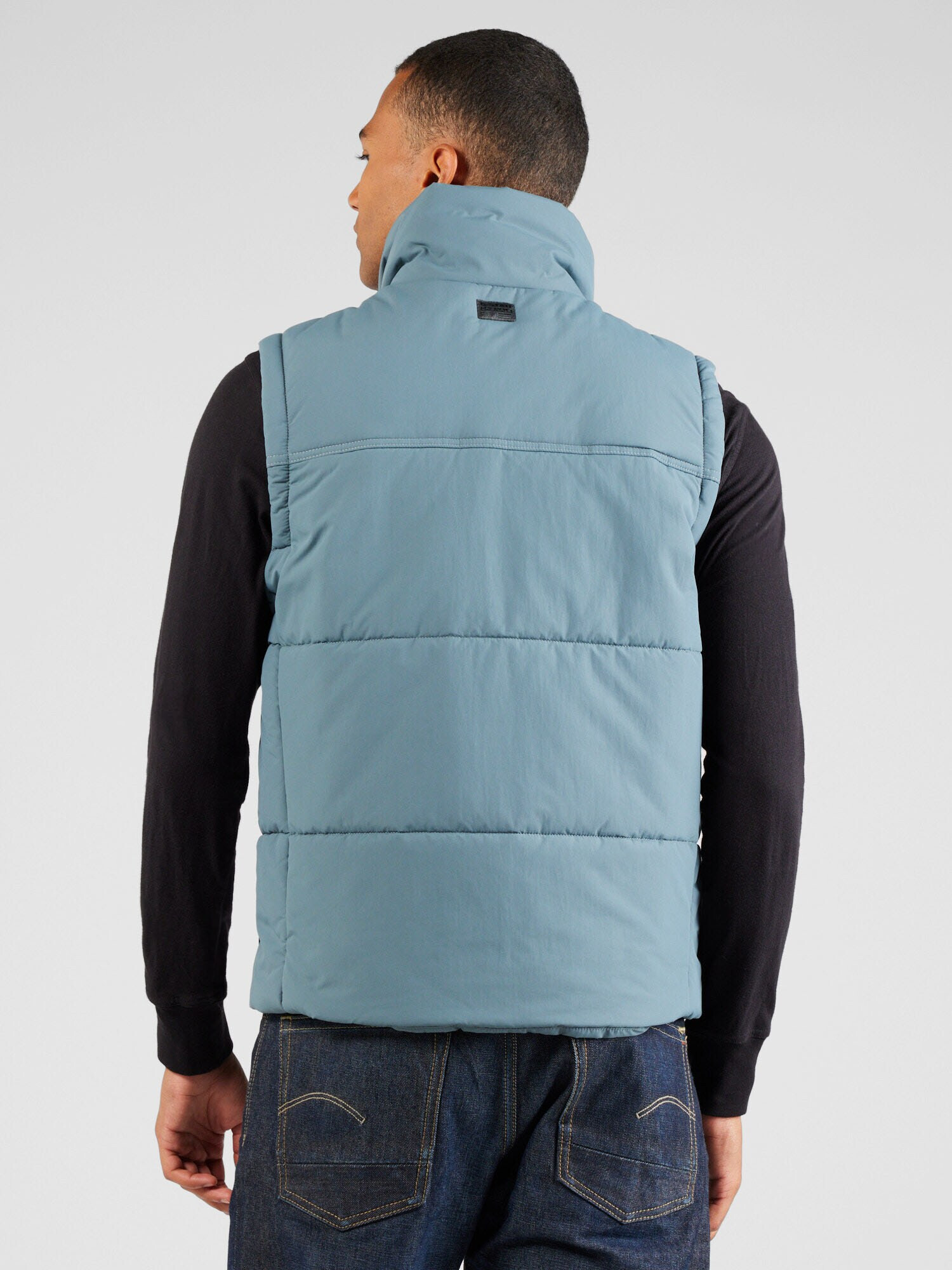 G-Star RAW Vestă 'Foundation' albastru pastel - Pled.ro