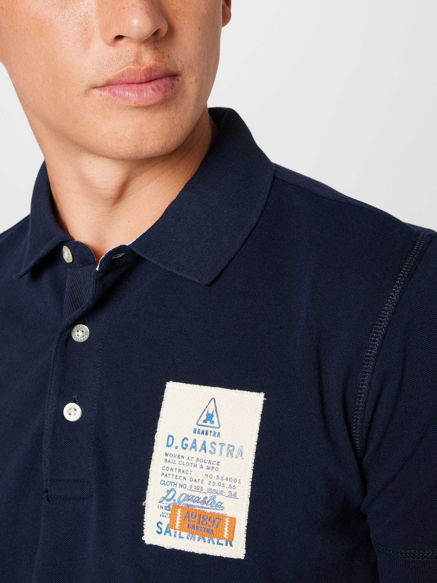 Gaastra Tricou 'JOGGLE' bleumarin / azuriu / corai / alb - Pled.ro